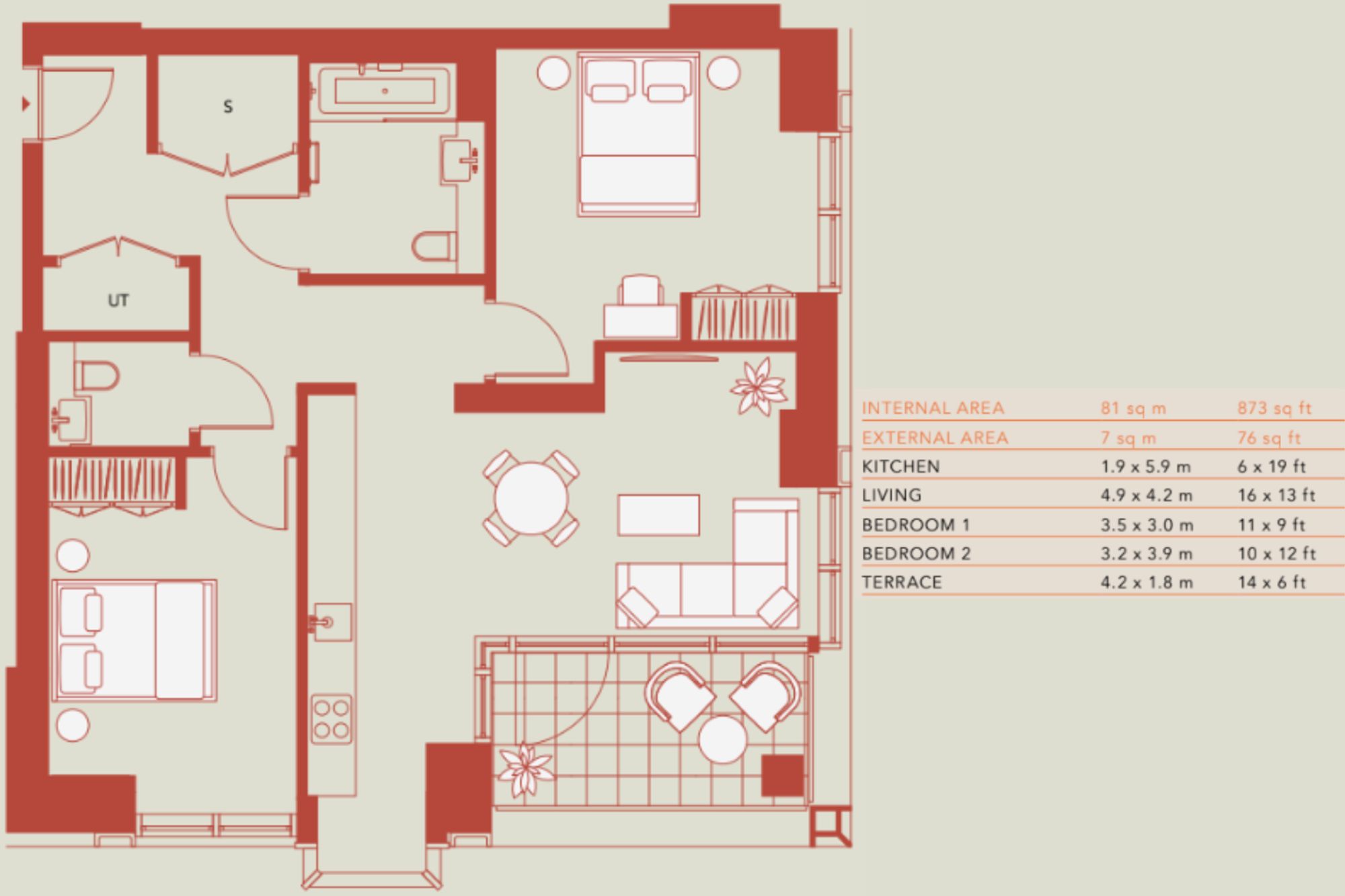 9.06 The HiLight 110 York Rd, London floorplan