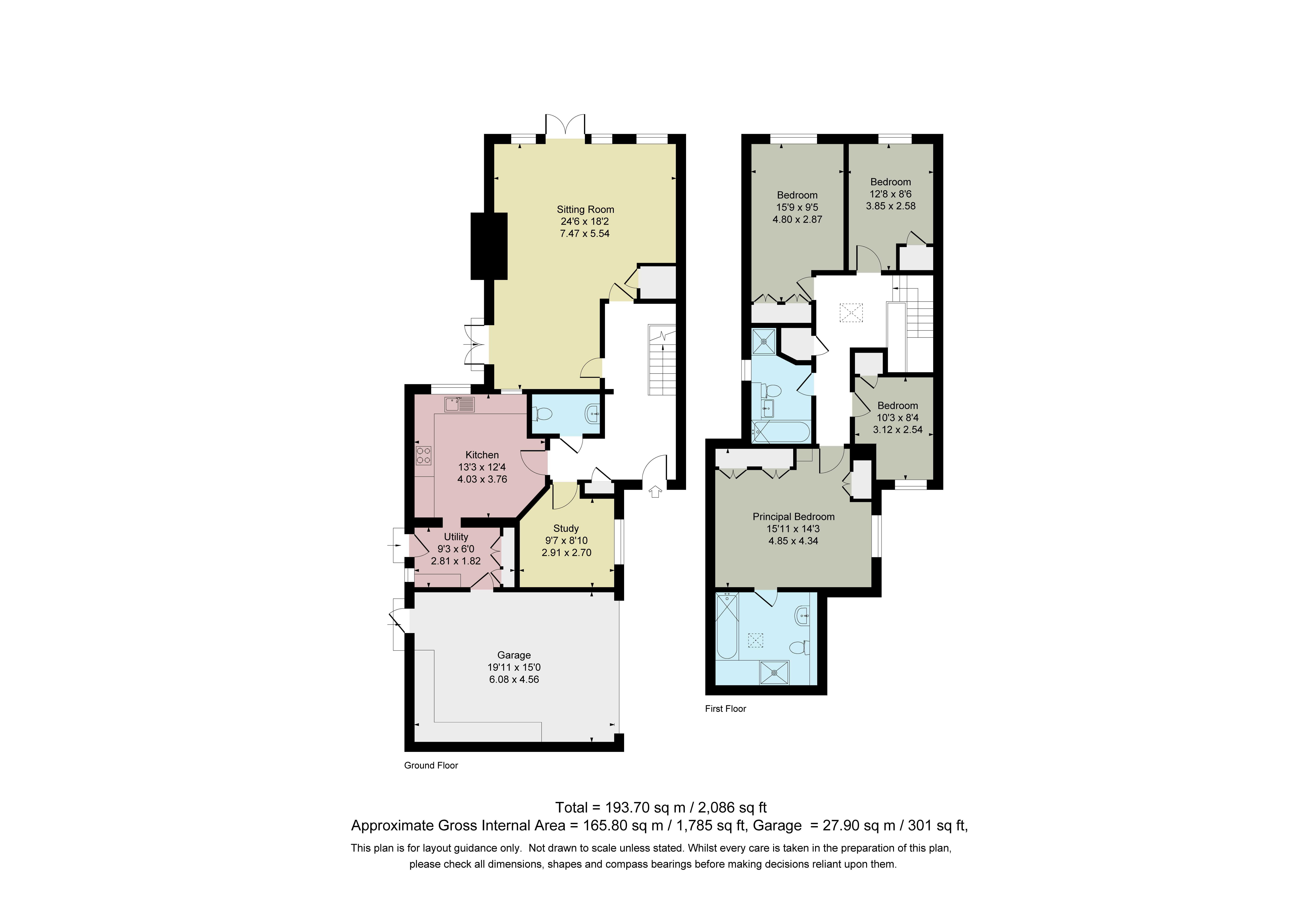6, Churchfield Place, Surrey floorplan