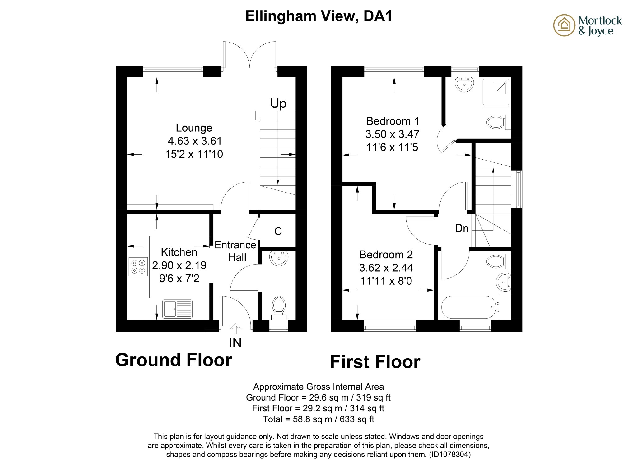 26, Ellingham View, Dartford floorplan