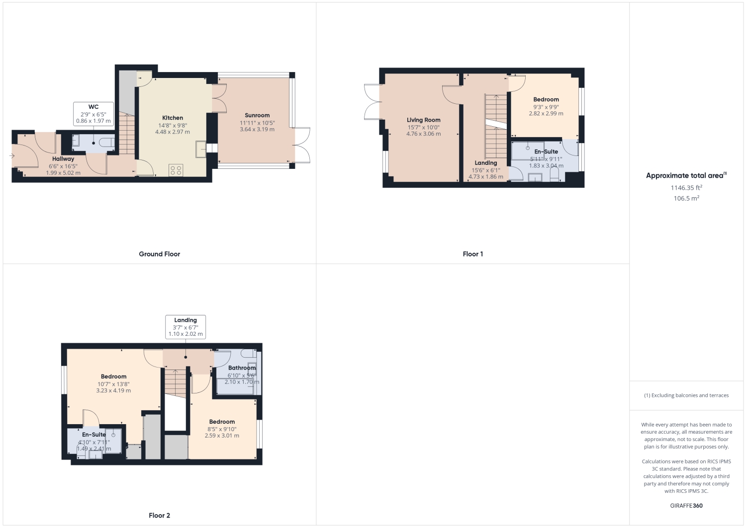 18, St. Michaels Close, Cheltenham floorplan