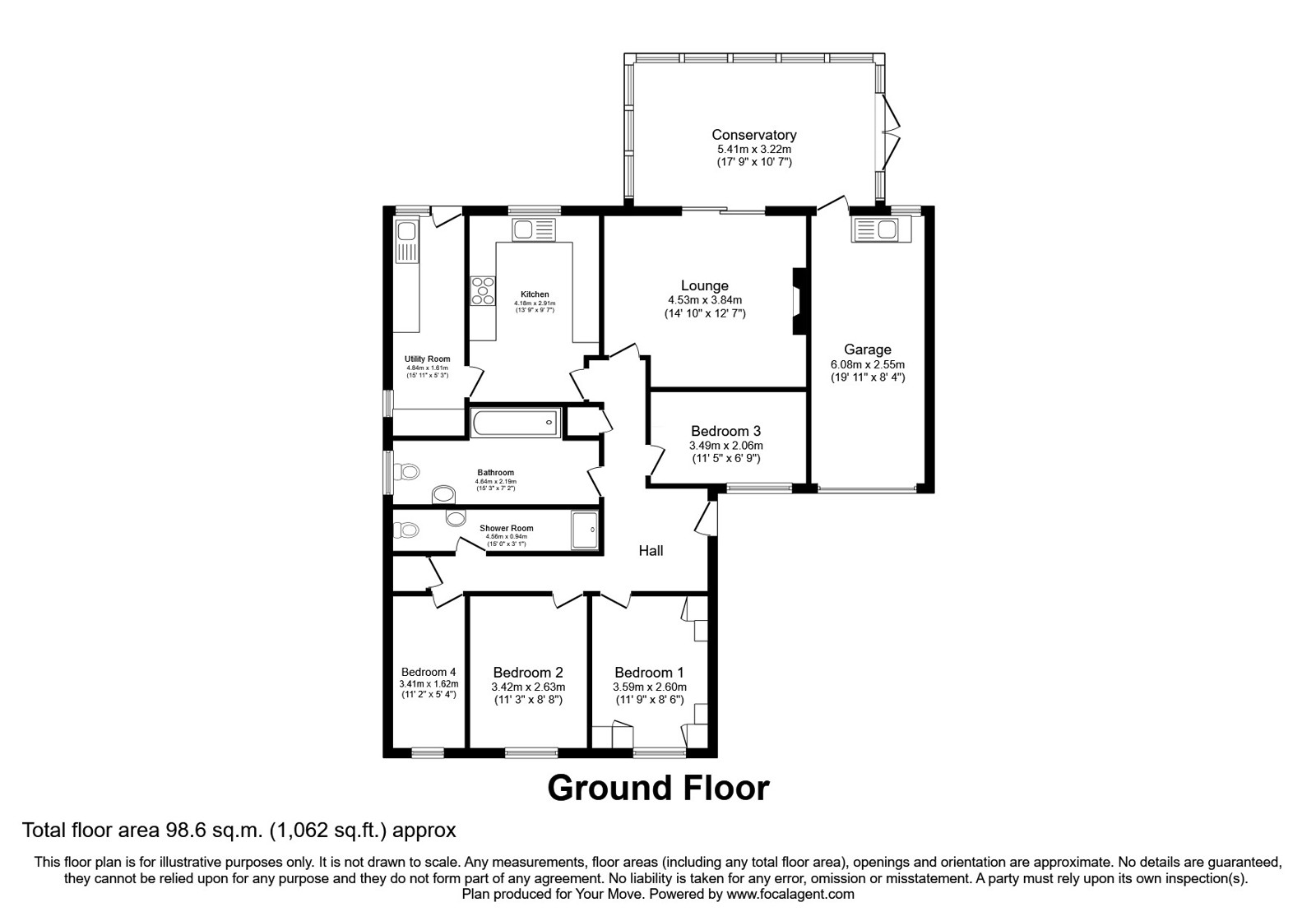 24, Coton Road, West Midlands floorplan