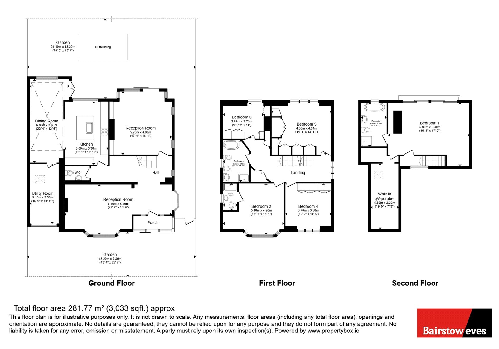 16, Princes Avenue, Woodford Green floorplan