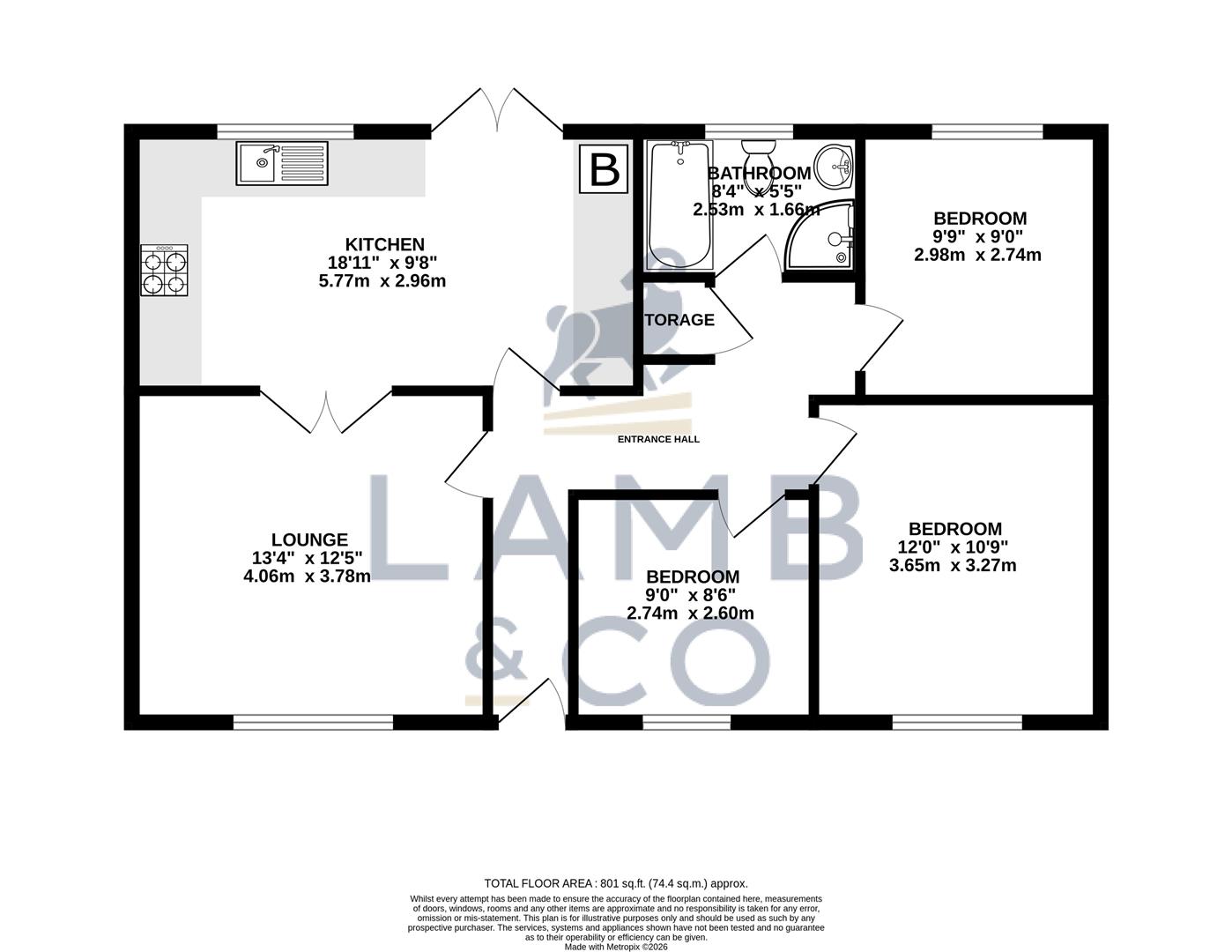 34, St. Clairs Road, Clacton-On-Sea floorplan