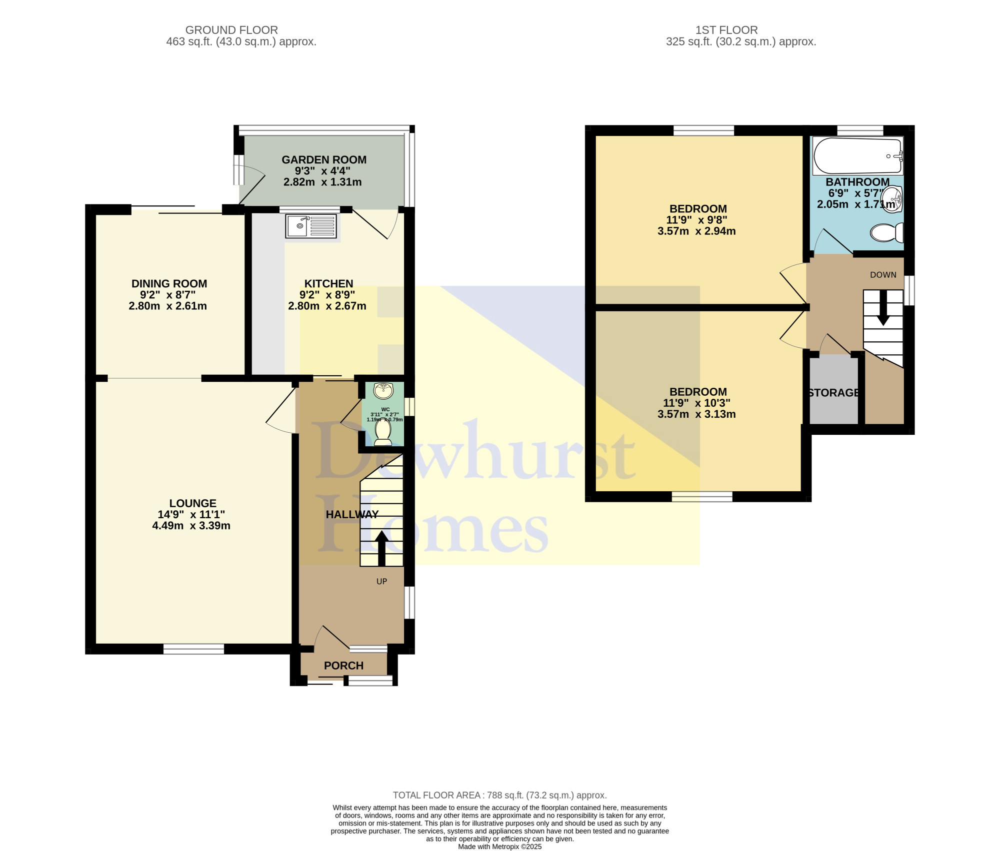 8, Worcester Avenue, Preston floorplan