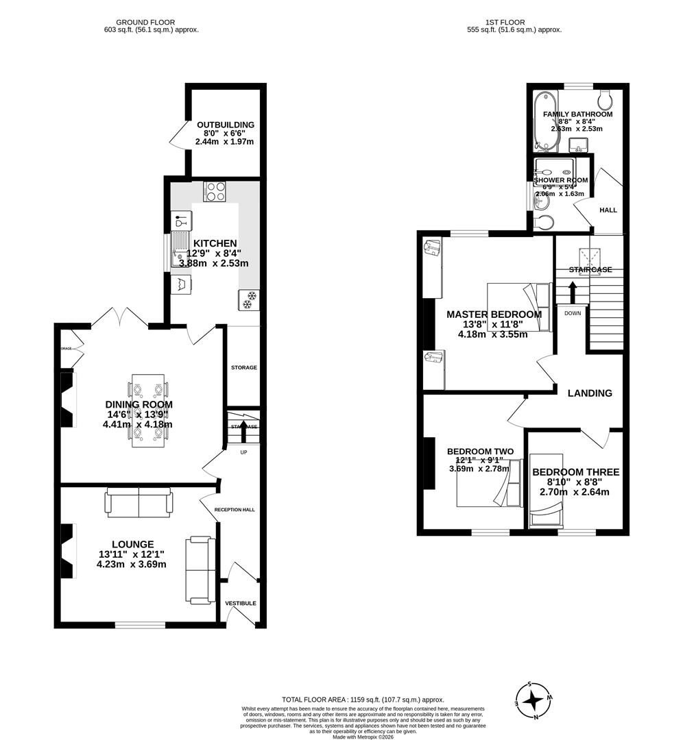38, Moss Lane, Leyland floorplan