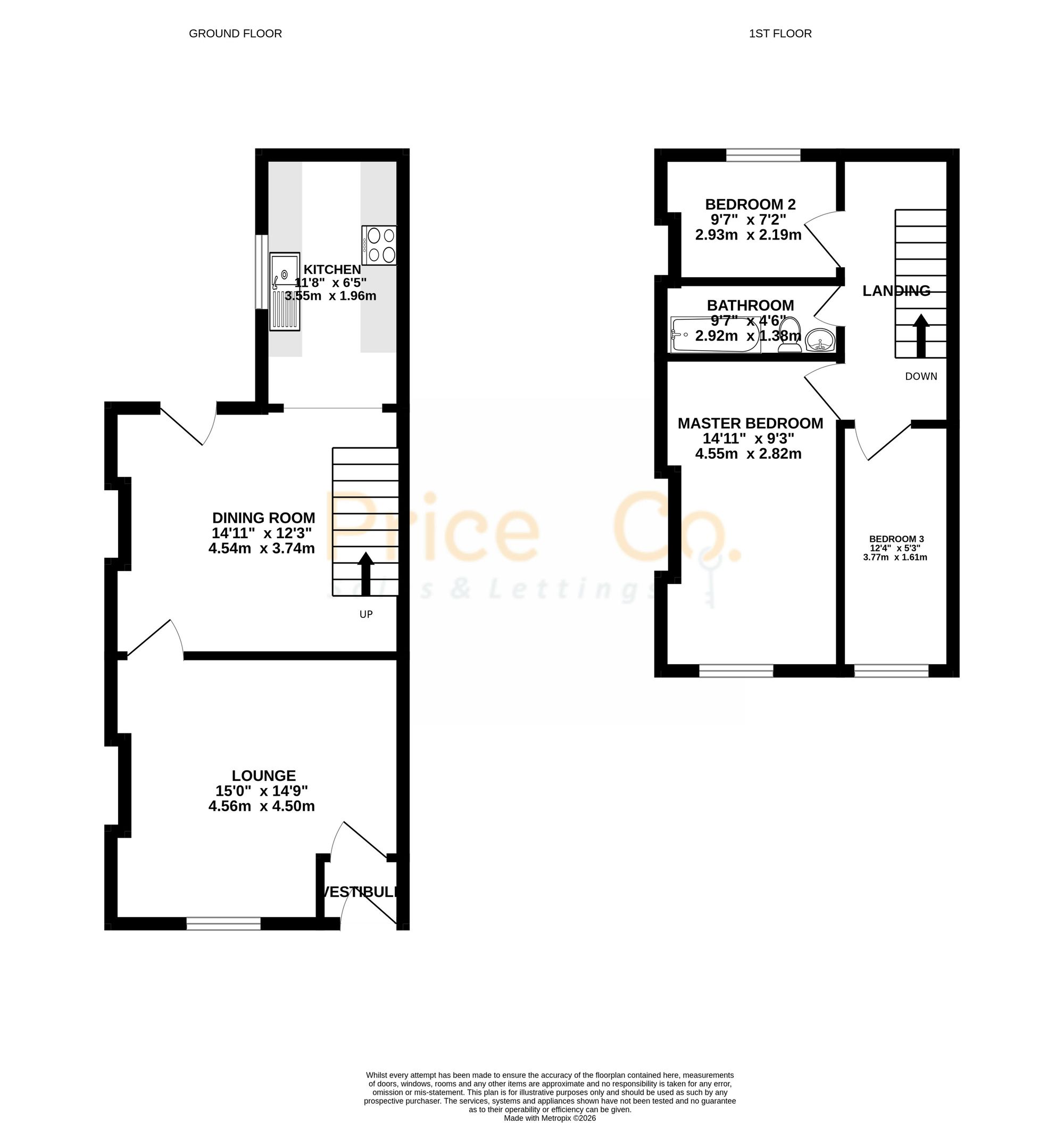 73 Park Road, Bolton floorplan