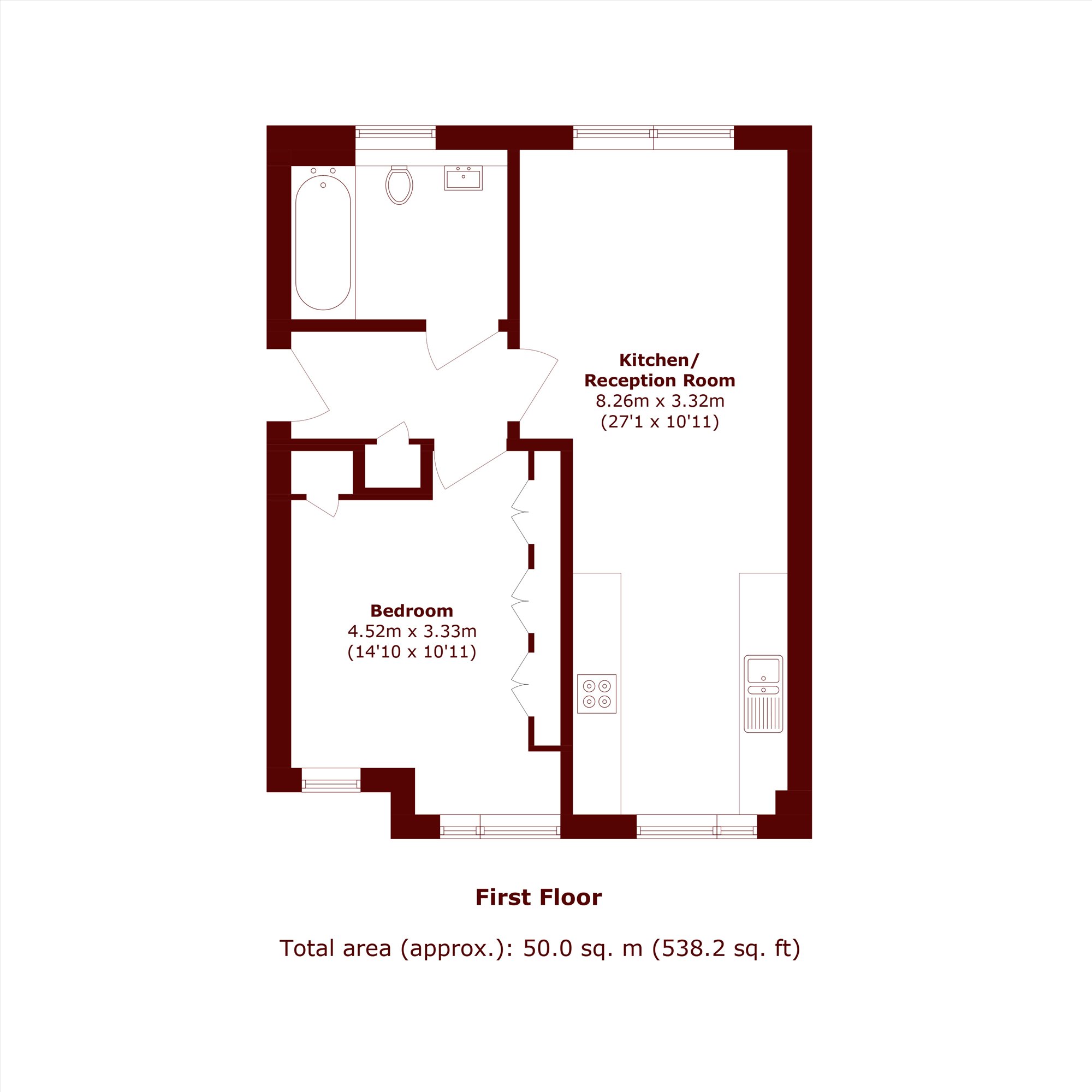 45, Elbe Street, London floorplan