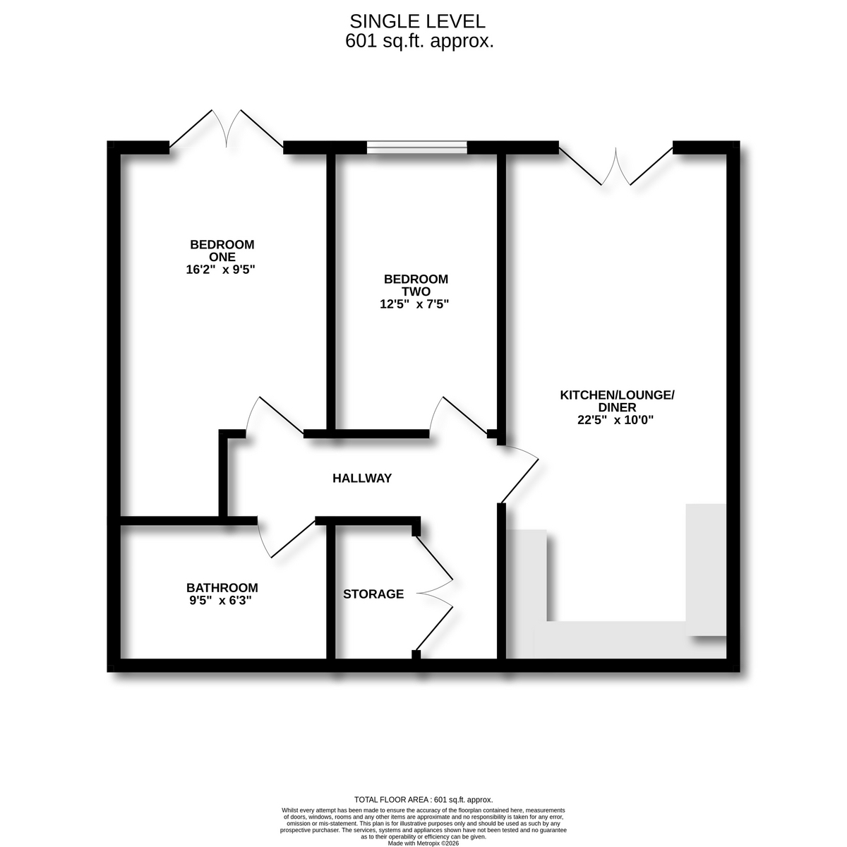 Flat Flat 3, 242, High Road, Benfleet floorplan