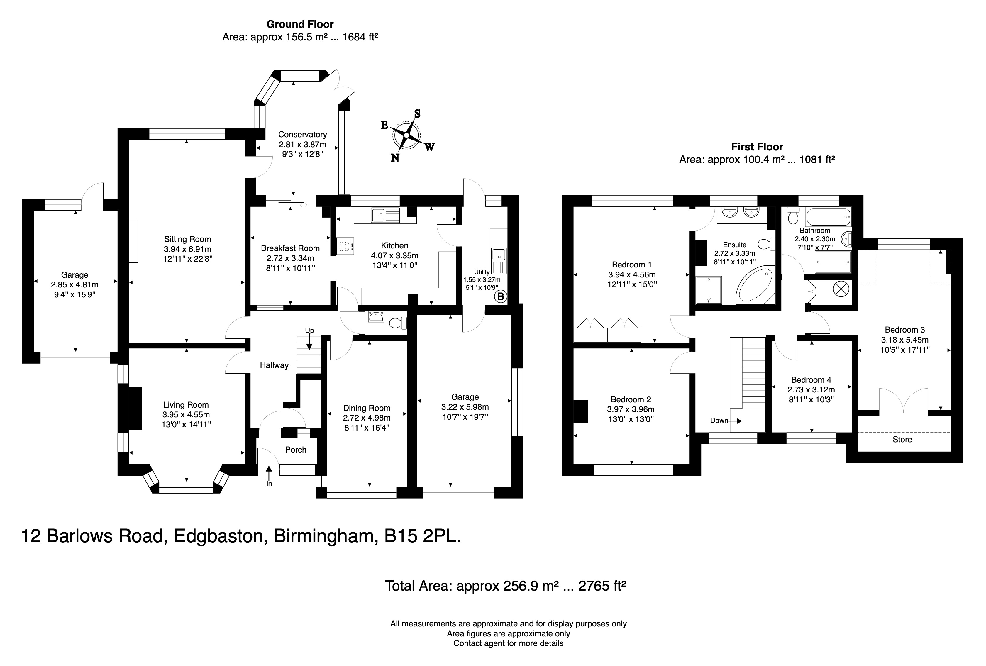 12, Barlows Road, Birmingham floorplan