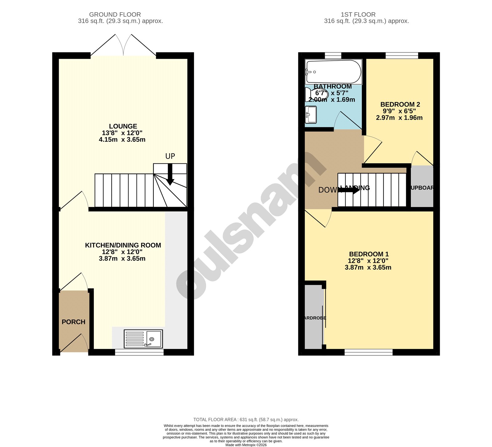 14, Kingfisher Court, Birmingham floorplan