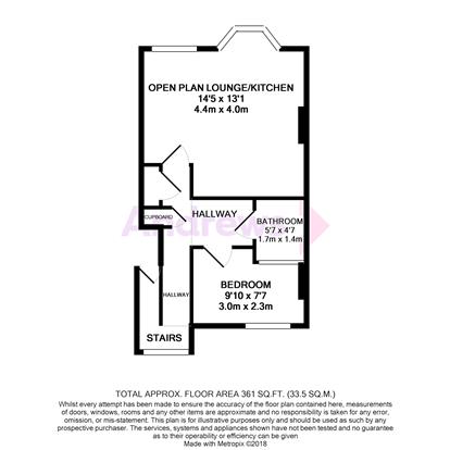 1 Bedrooms Flat to rent in St Andrews Square, Hastings, East Sussex TN34