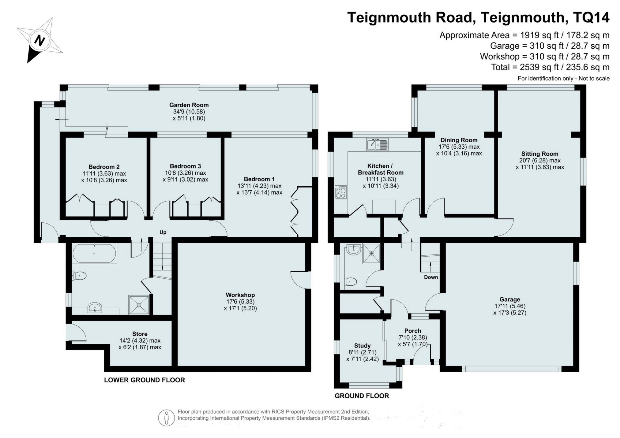 41, Teignmouth Road, Teignmouth floorplan