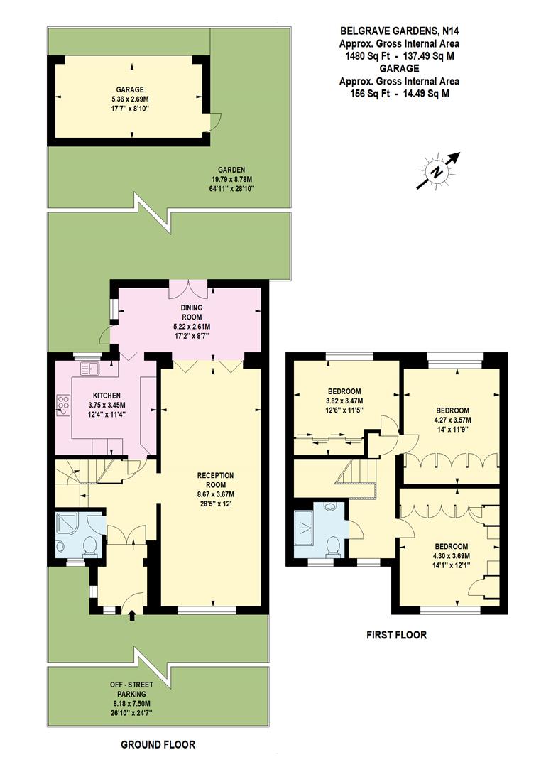 Belgrave Gardens, London floorplan