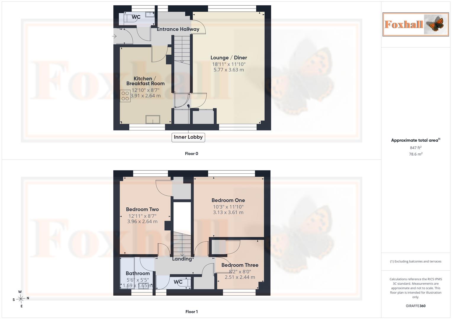 44, Heath View, Ipswich floorplan