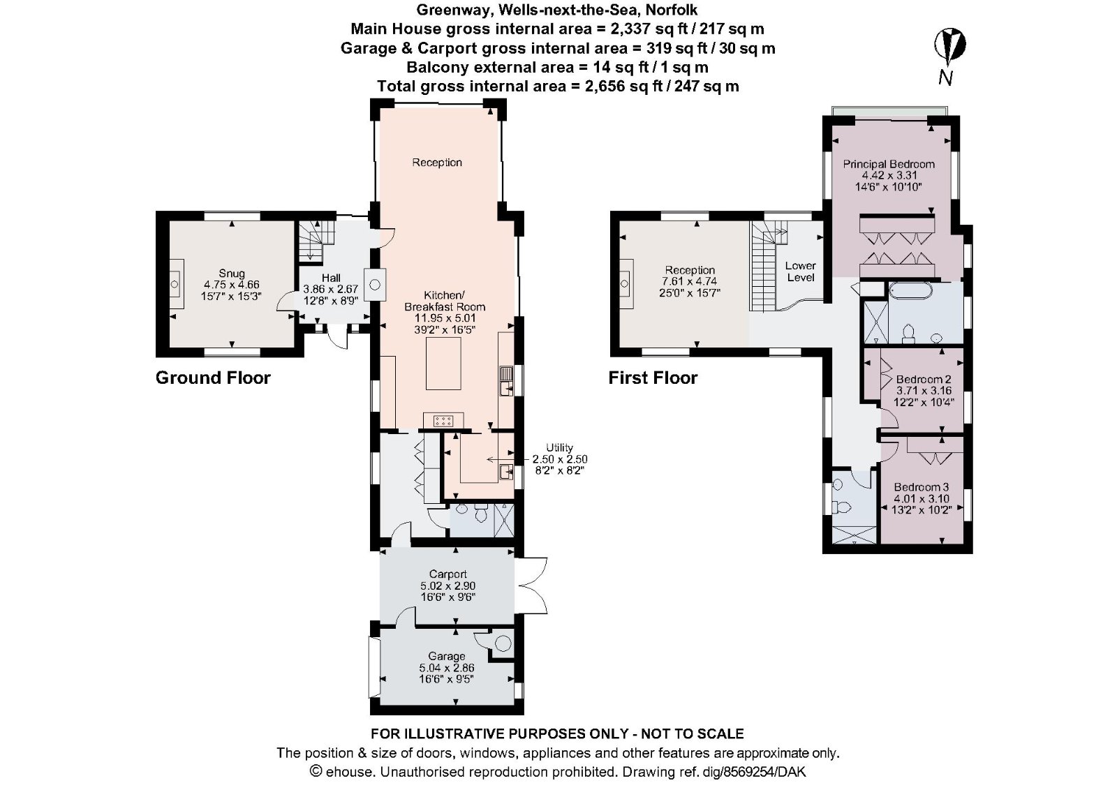 Conference Way, Colkirk, Fakenham, Norfolk NR21, 4 bedroom detached