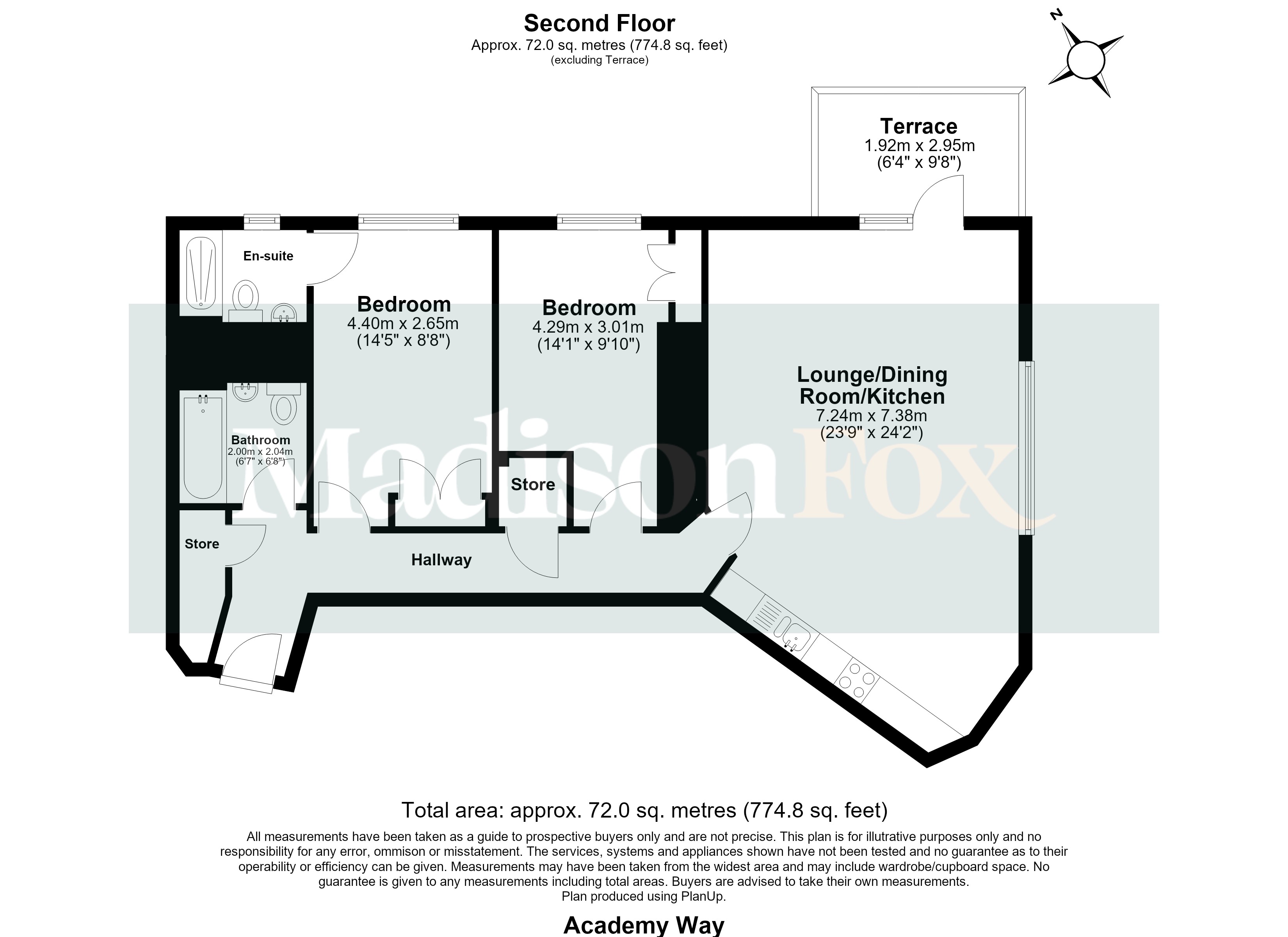 89, Academy Way, Essex floorplan