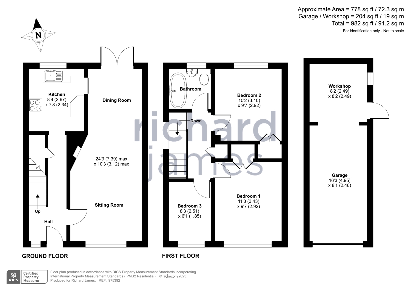 Ellingdon Road, Wroughton, Wiltshire SN4, 3 bedroom semidetached house