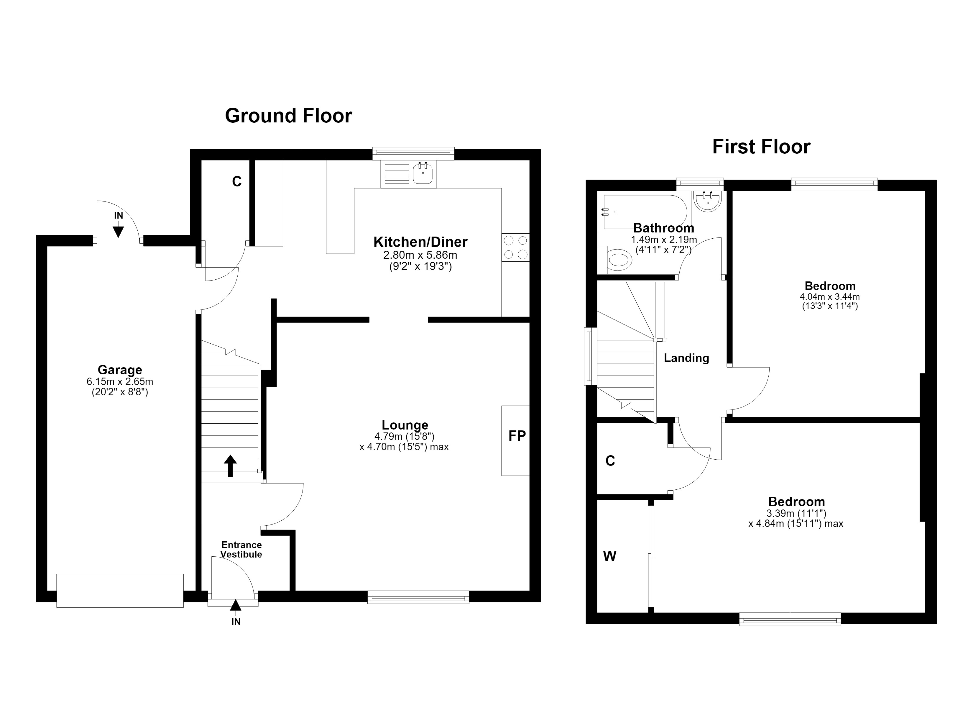 2, Longstone Cottages, Edinburgh floorplan