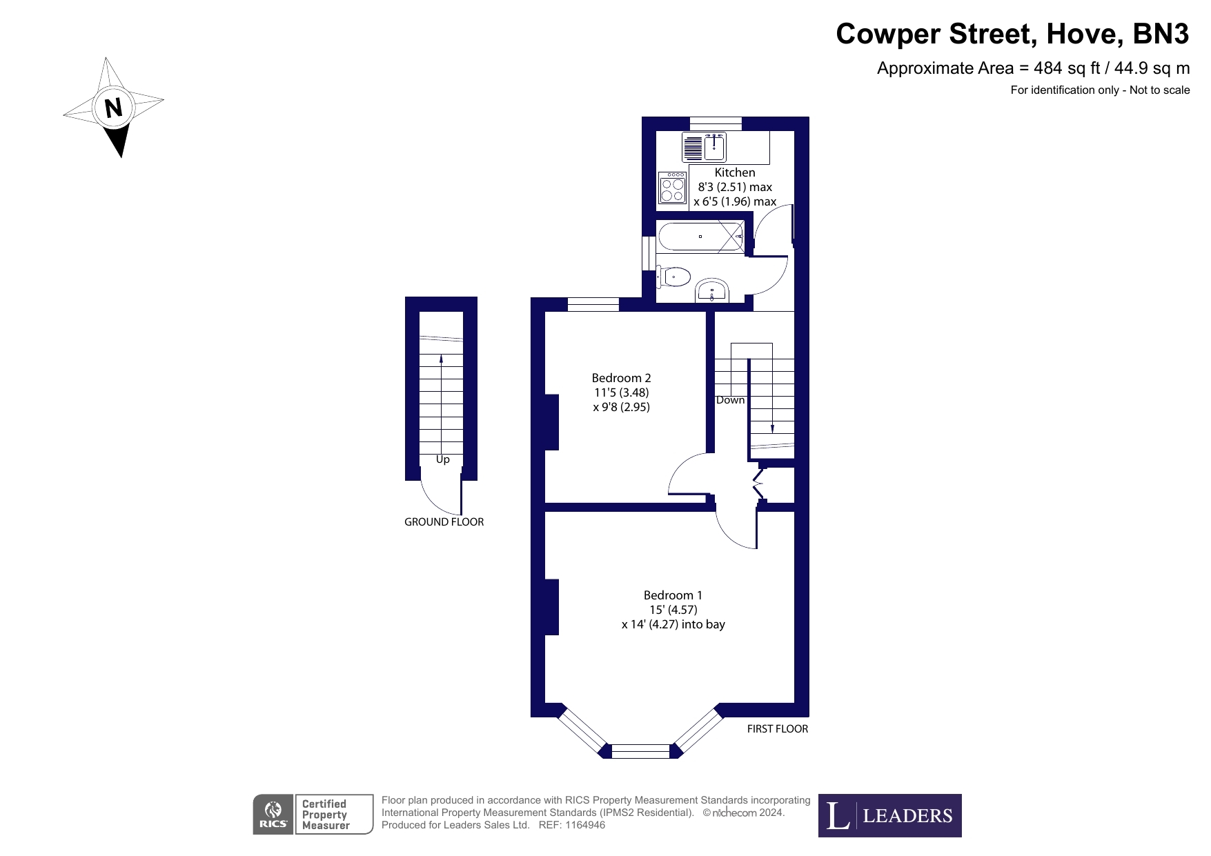 Flat 2, 33, Cowper Street, East Sussex floorplan