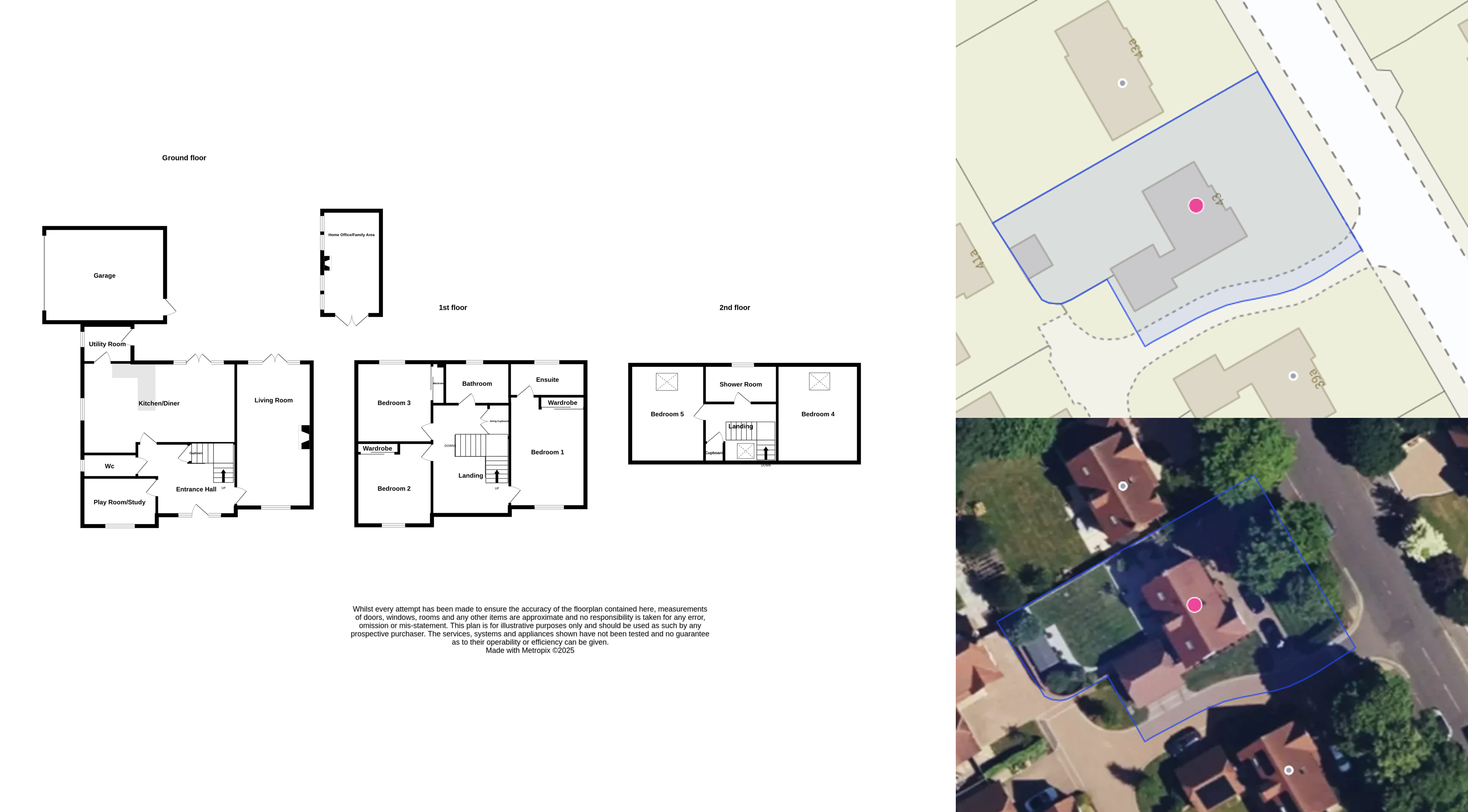 43, Oakwood Road, Surrey floorplan