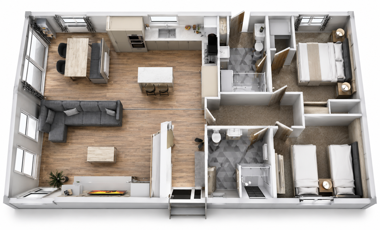 Loch Eck Country Lodges, Lodge 5, Dunoon floorplan