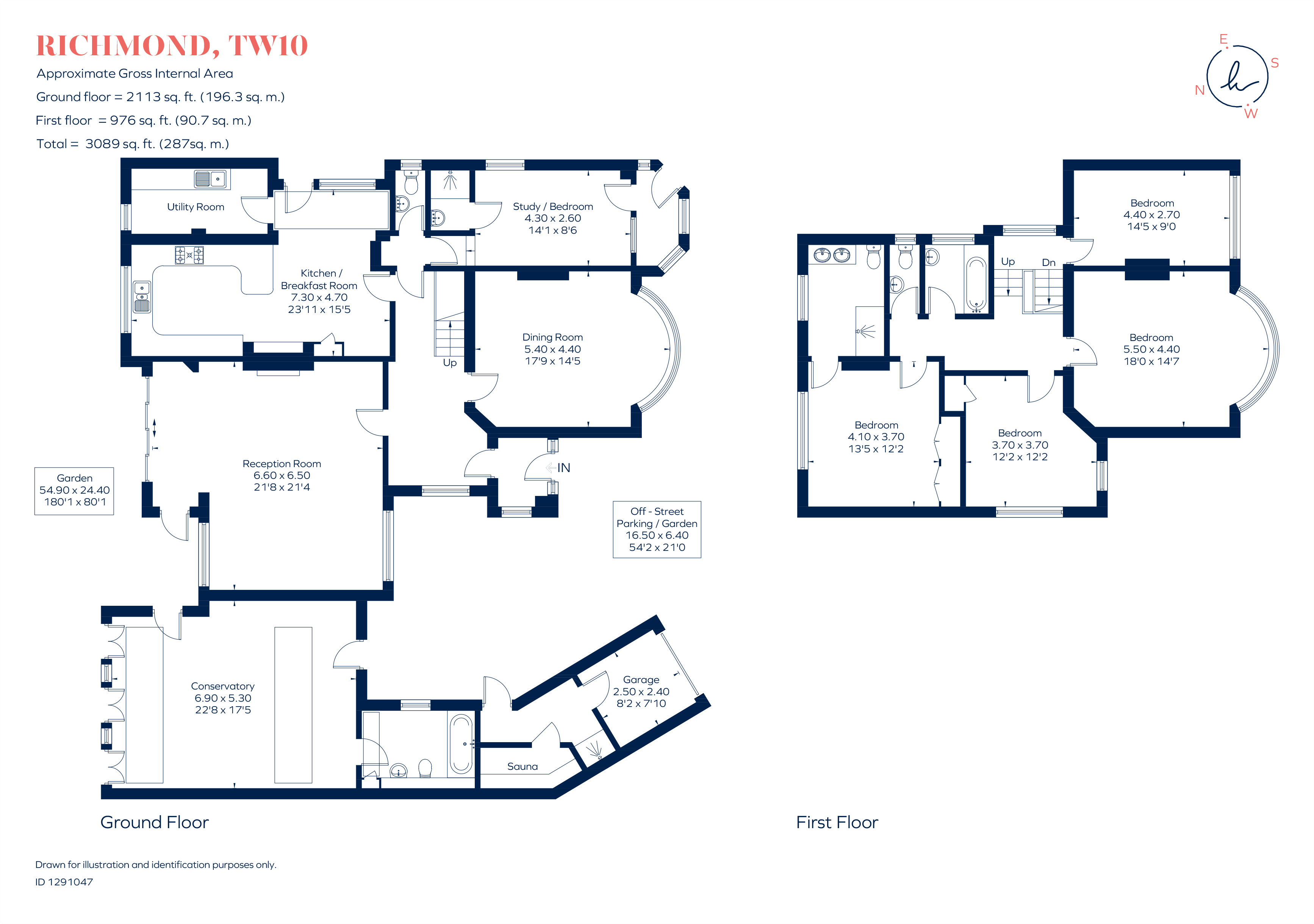 4, Queens Rise, Richmond floorplan