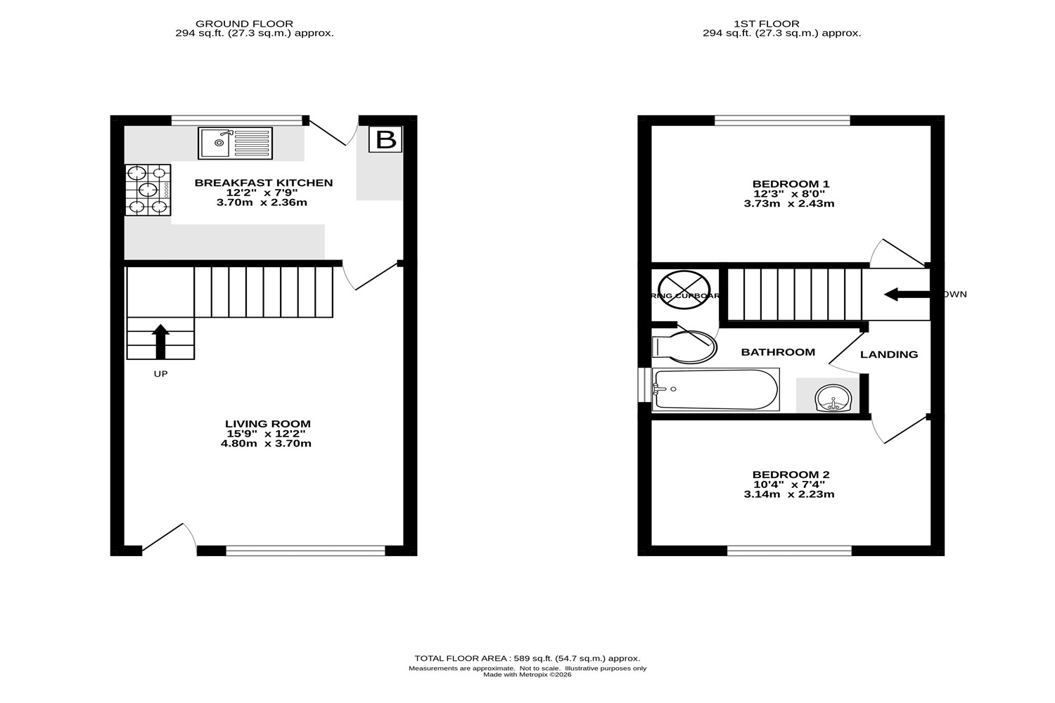16, Mill Close, Knutsford floorplan