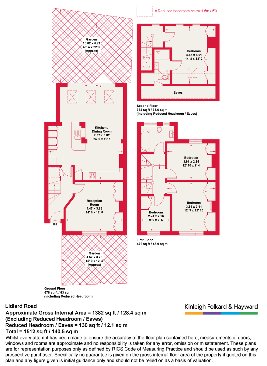 32, Lidiard Road, London floorplan