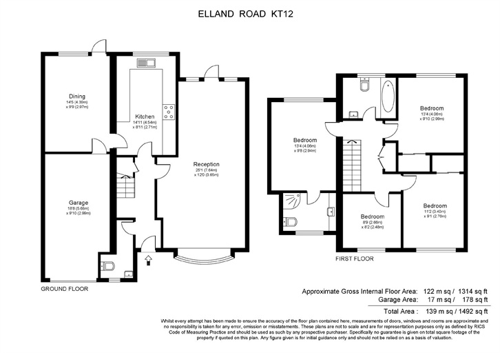 4 Bedrooms Detached house for sale in Elland Road, Walton-On-Thames, Surrey KT12