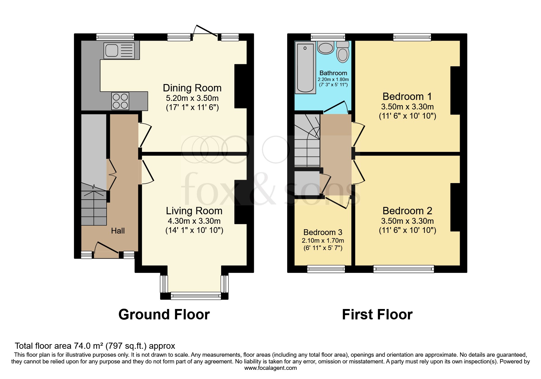 341, Old London Road, Hastings floorplan