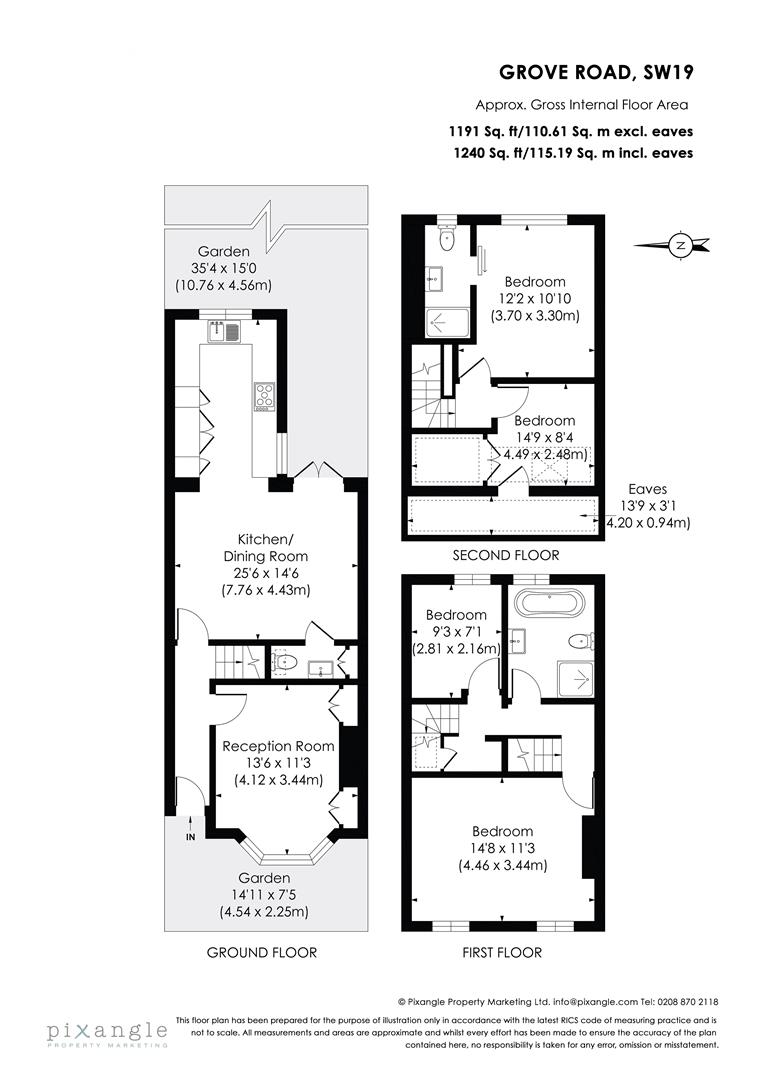 32, Grove Road, Wimbledon floorplan