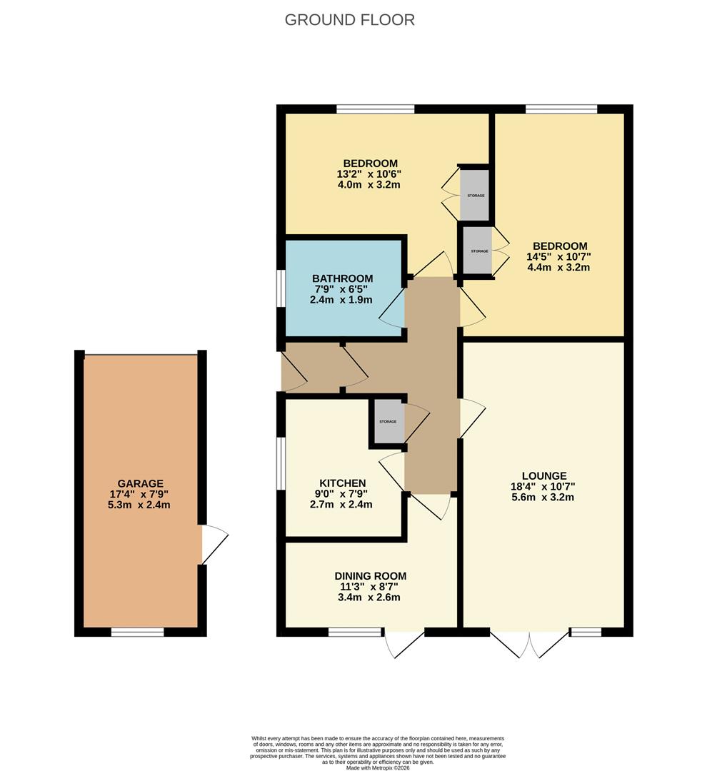 28, St. Leonards Close, Kettering floorplan