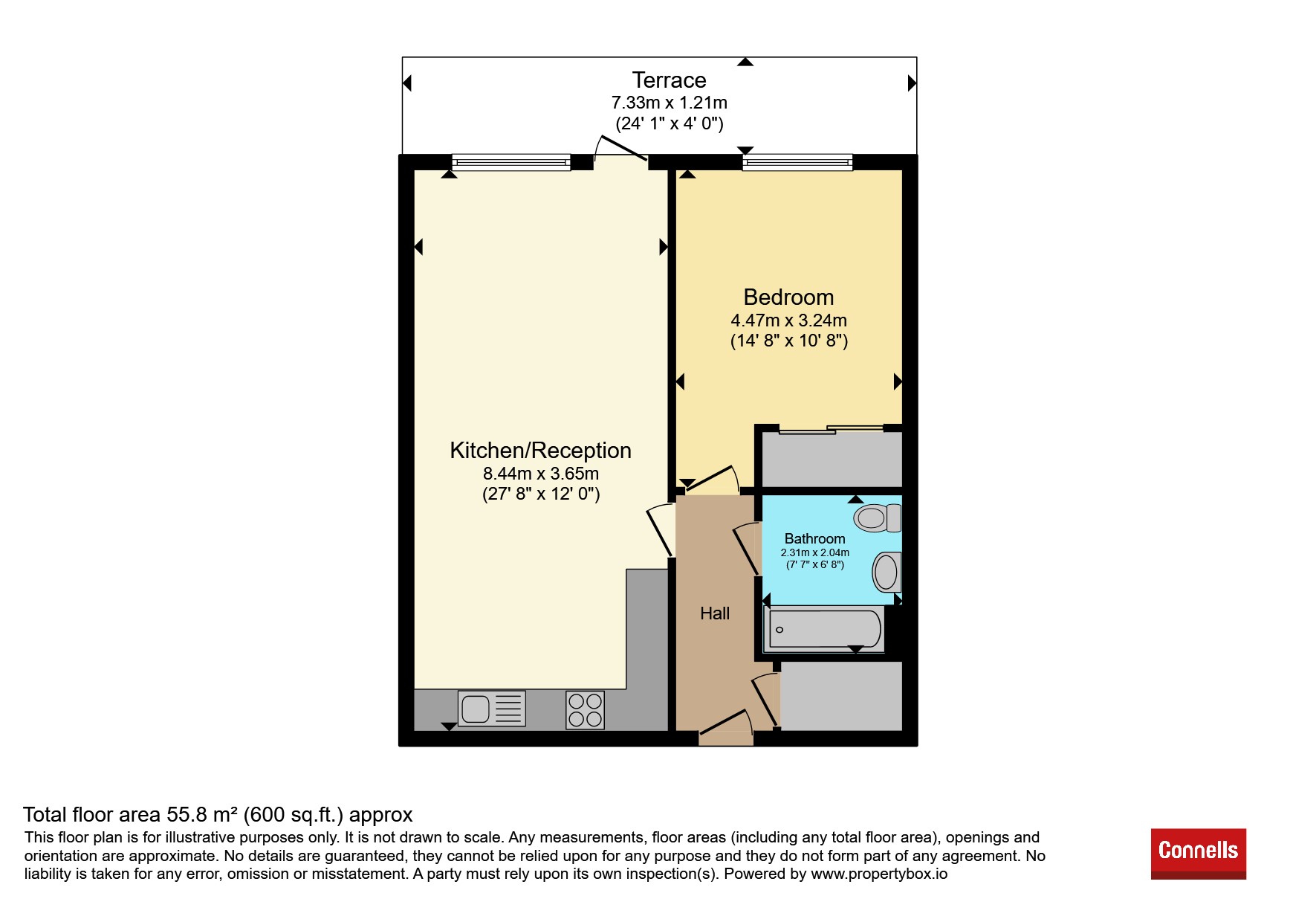6, Nightingale House, Oxhey Drive, Watford floorplan