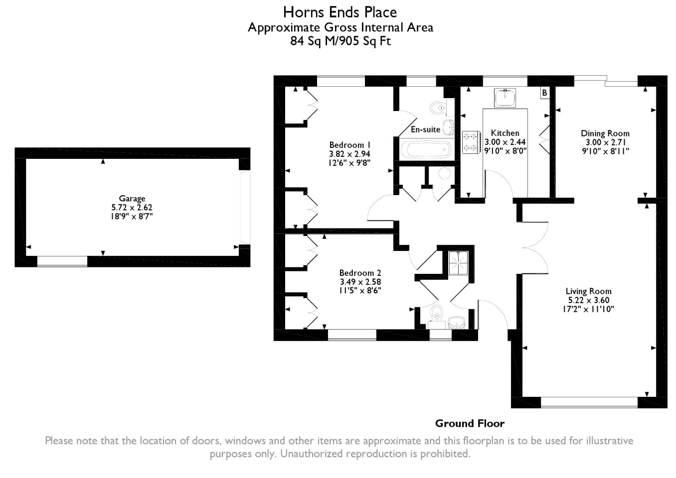 18 Horns End Place, Pinner, Greater London floorplan