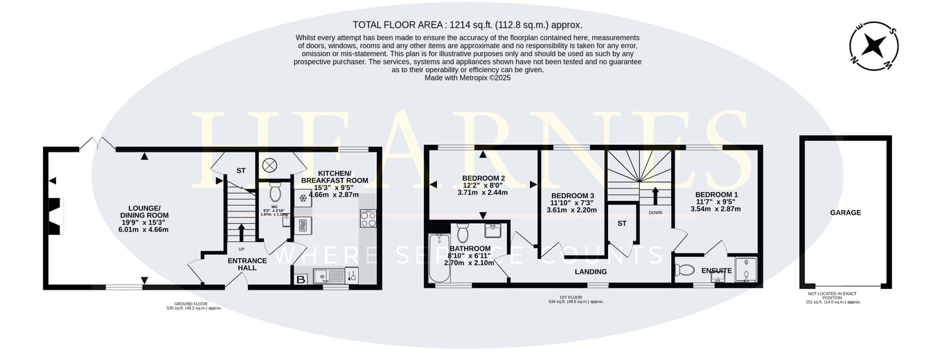 17 The Cloisters, Wimborne Road West, Wimborne floorplan