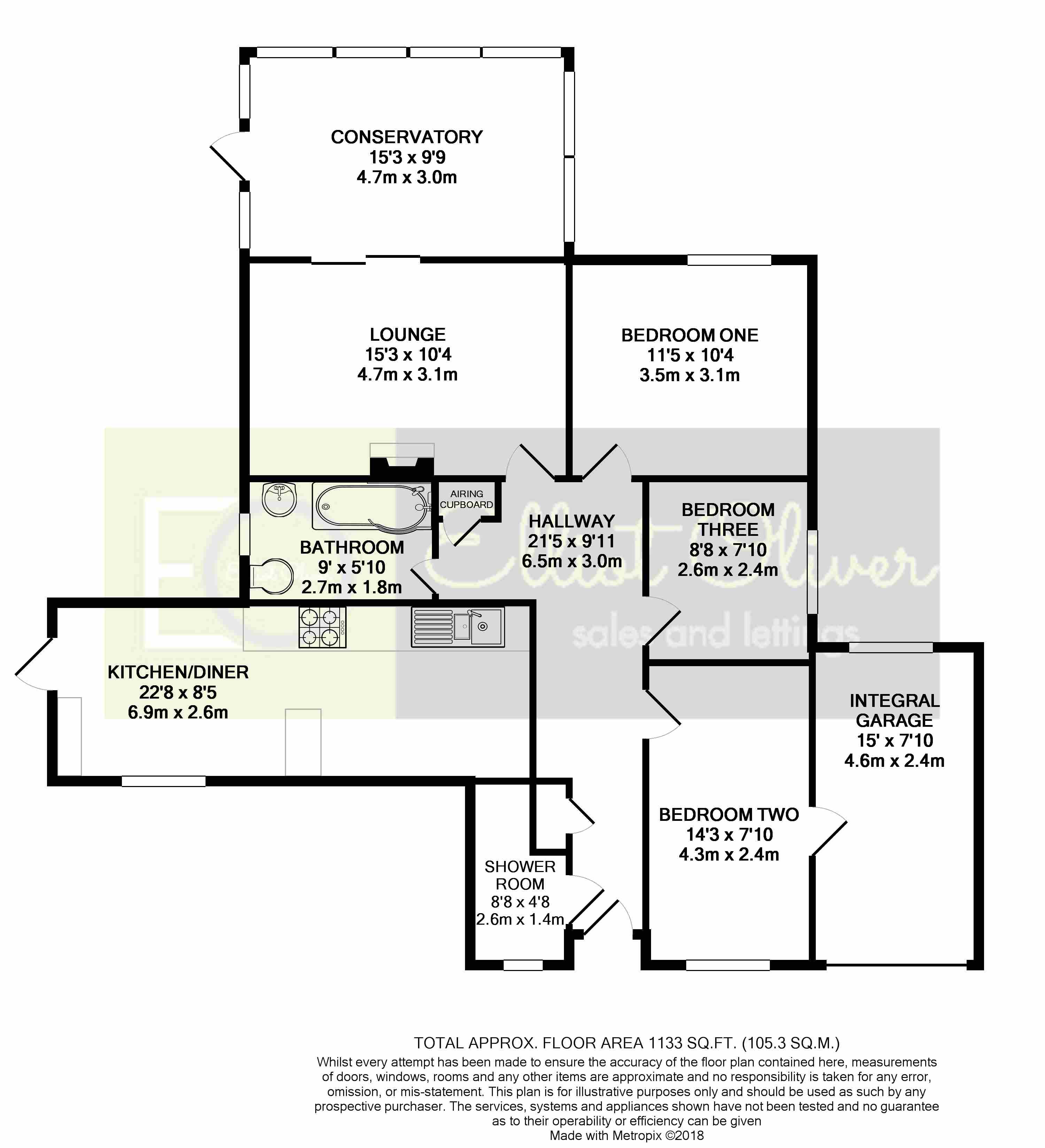 28, Long Mynd Avenue, Cheltenham floorplan