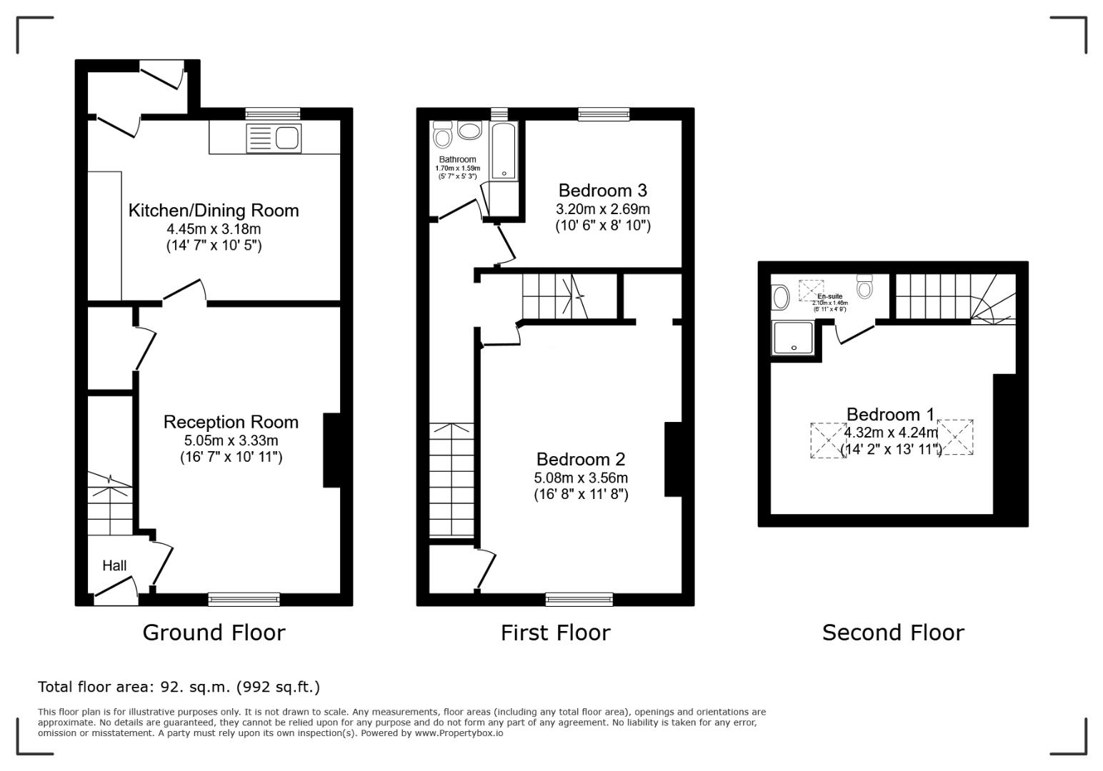 36, North Road, Ripon floorplan