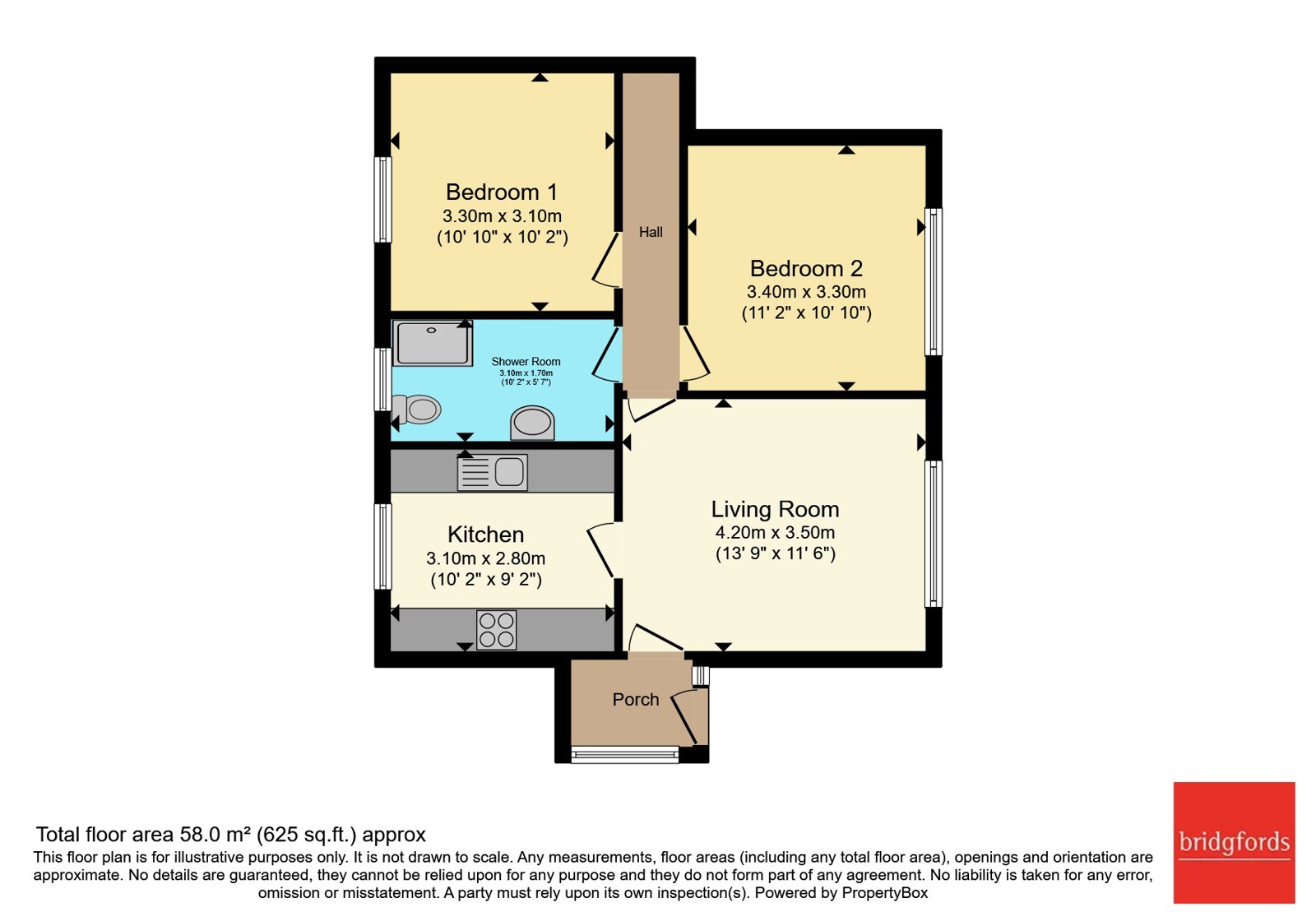 58, Ardmore Walk, Greater Manchester floorplan