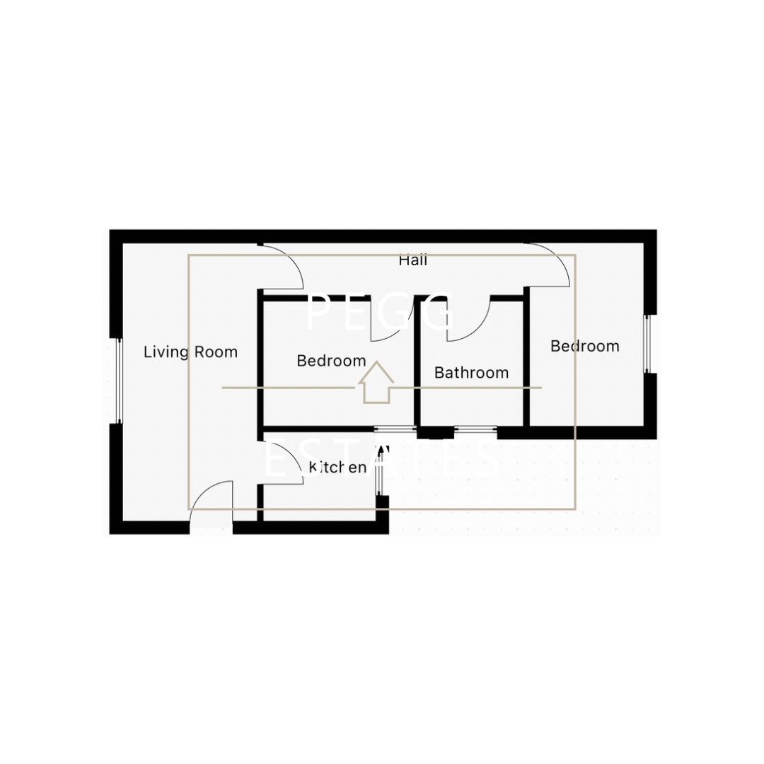 85 Merritt Flats, Paignton floorplan