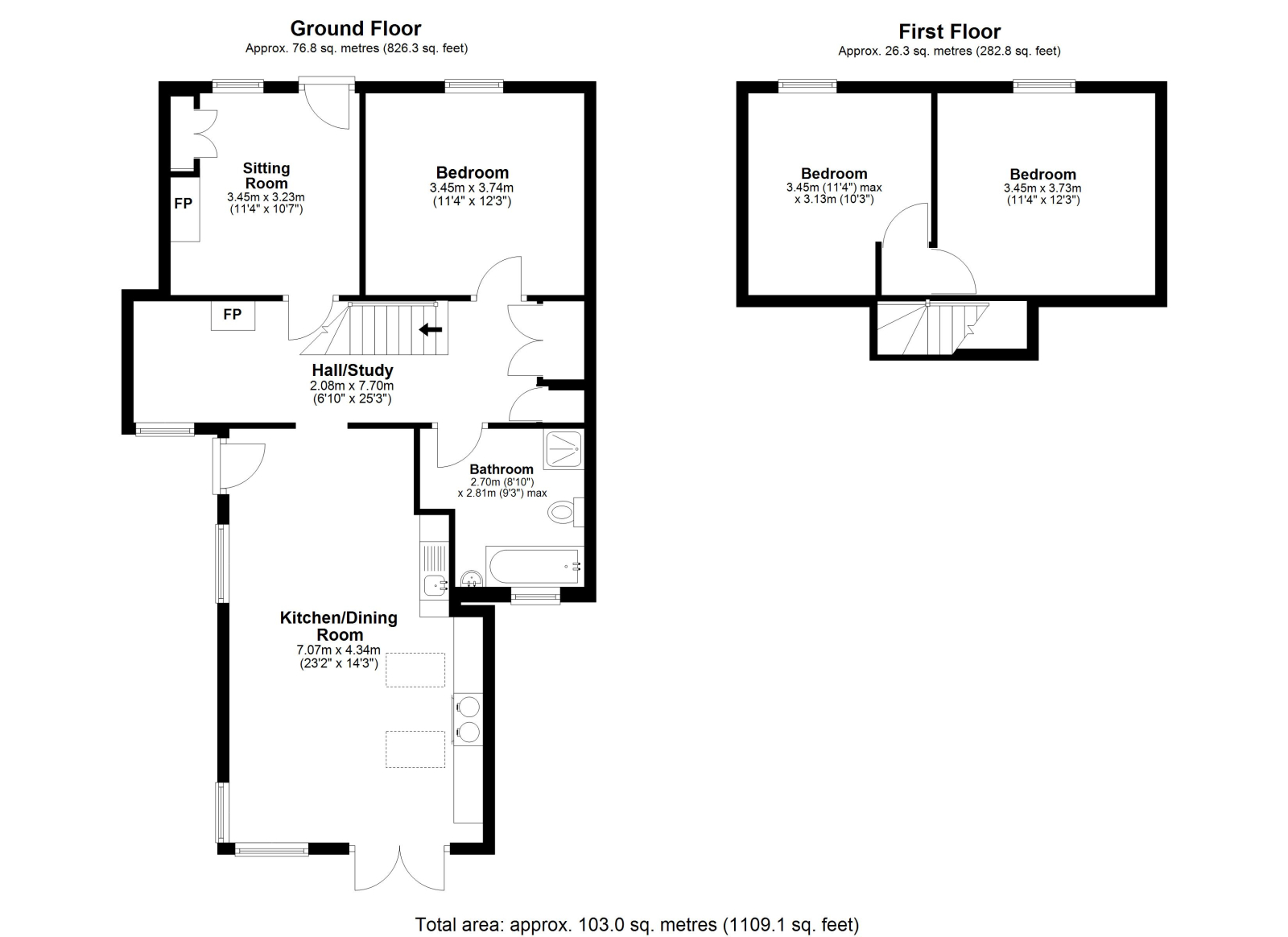 Old Forge Cottage, Churchtown Road, St Minver floorplan