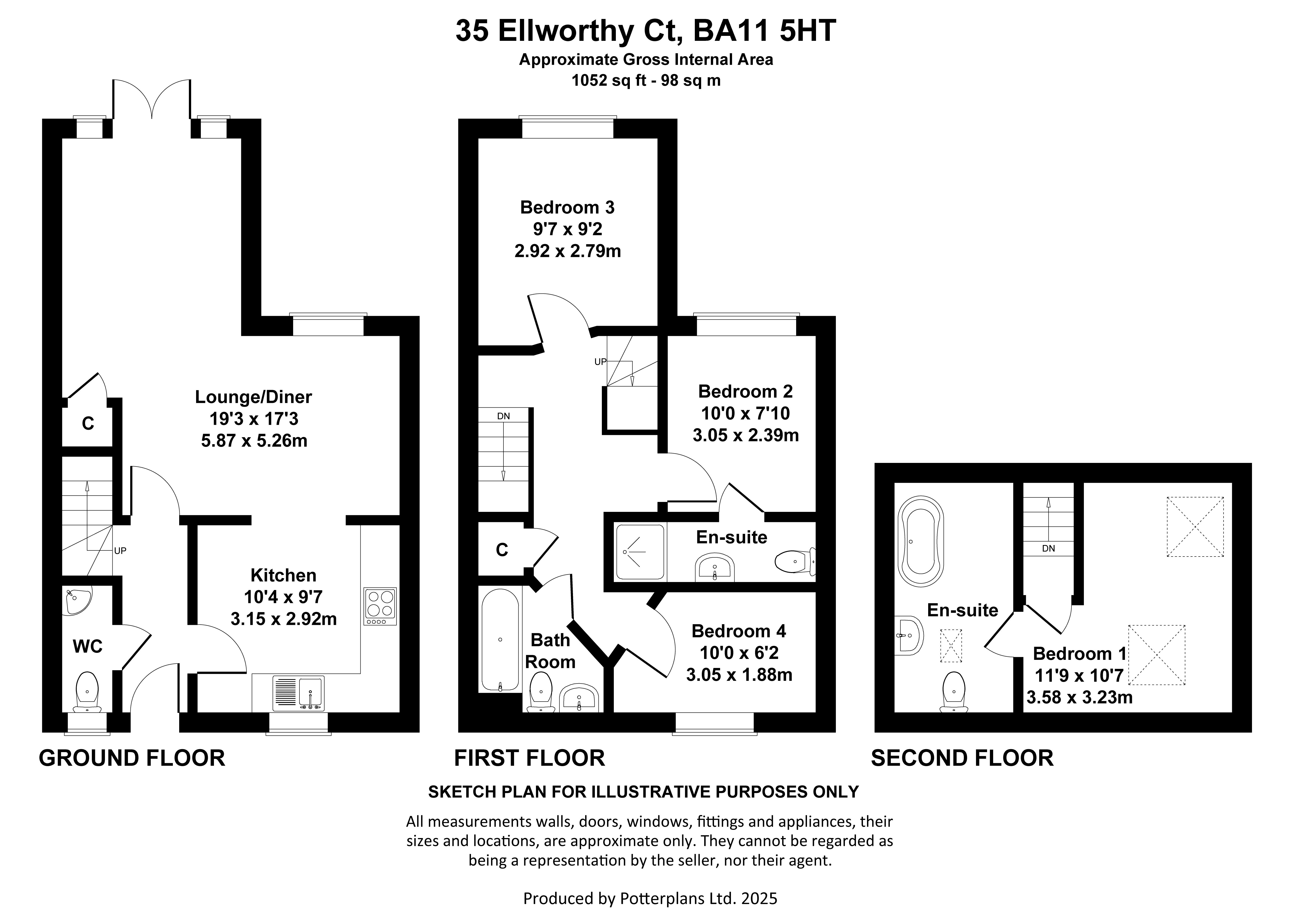 35, Ellworthy Court, Somerset floorplan