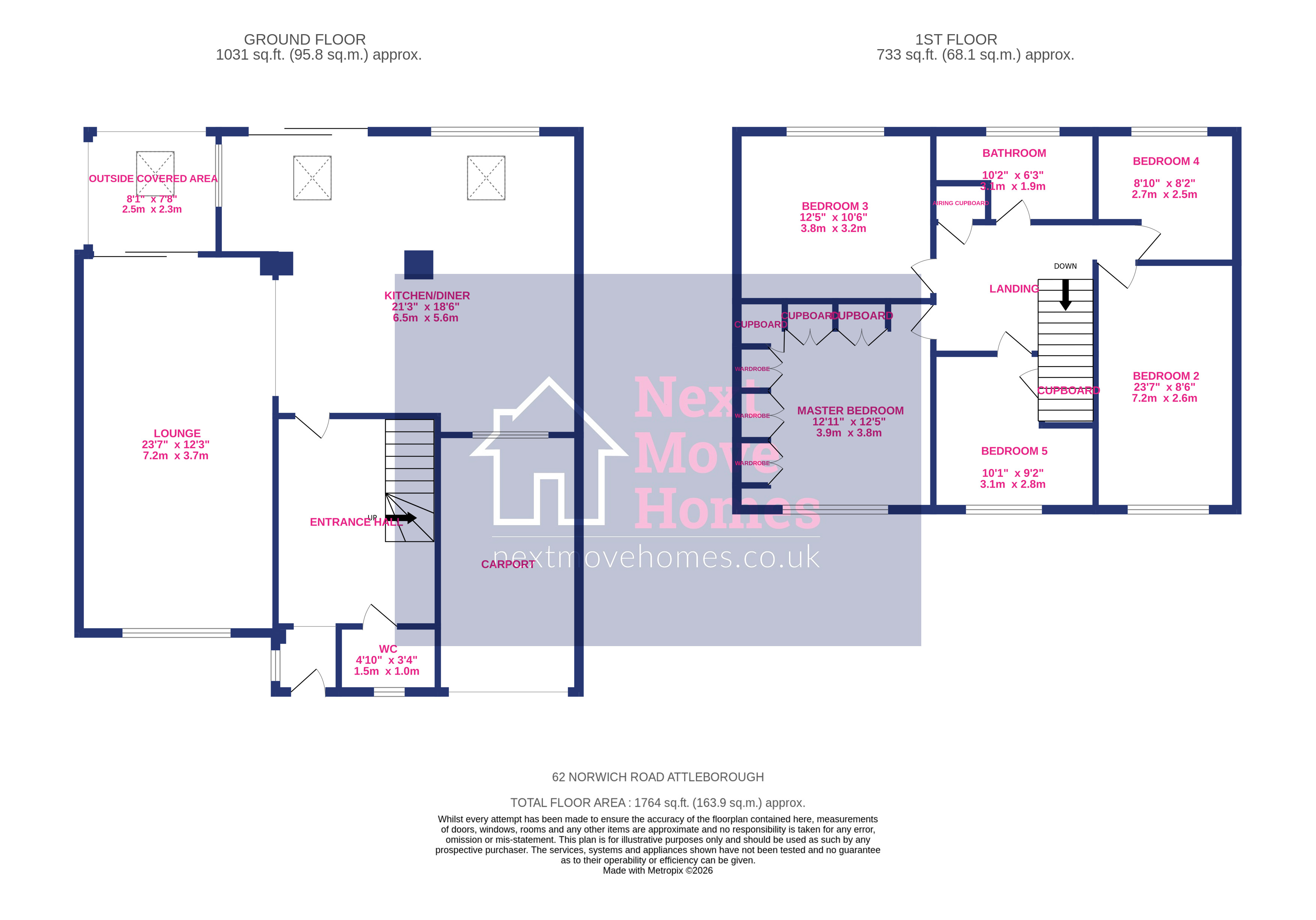 Norwich Road, Attleborough NR17 floorplan