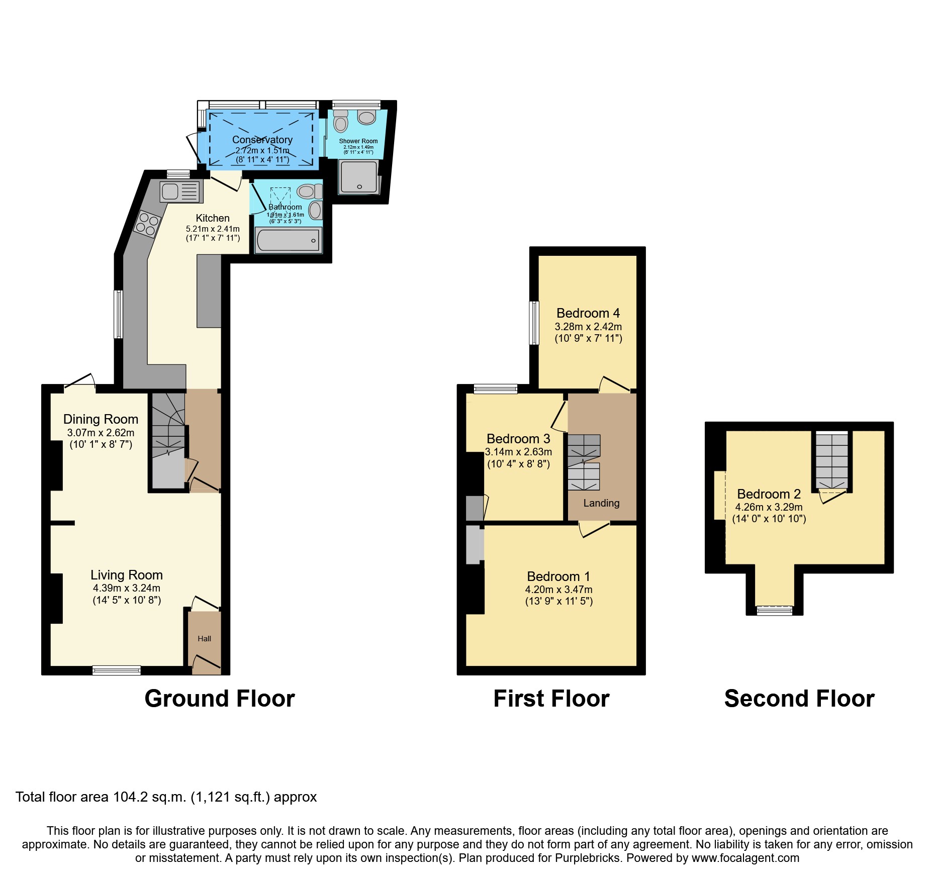 77, Carisbrooke Road, Newport floorplan