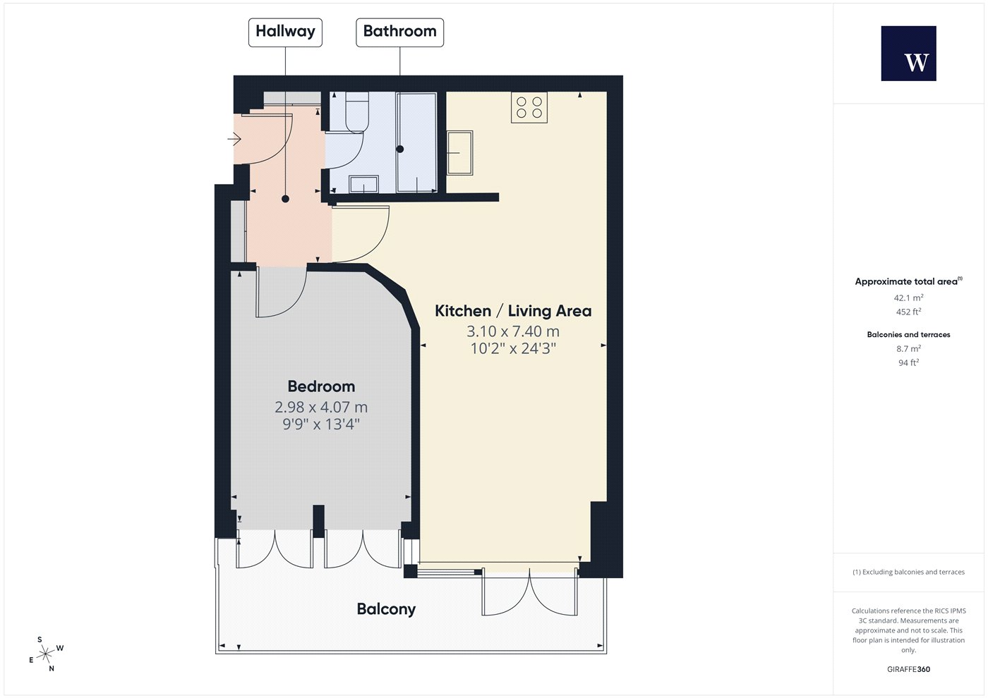 Barrhill Road, London floorplan