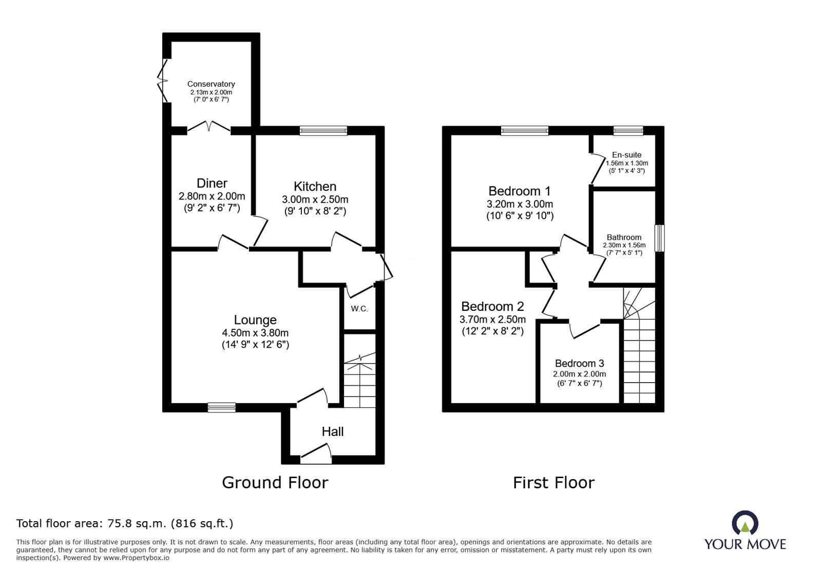 9, Galway Close, Barnsley floorplan