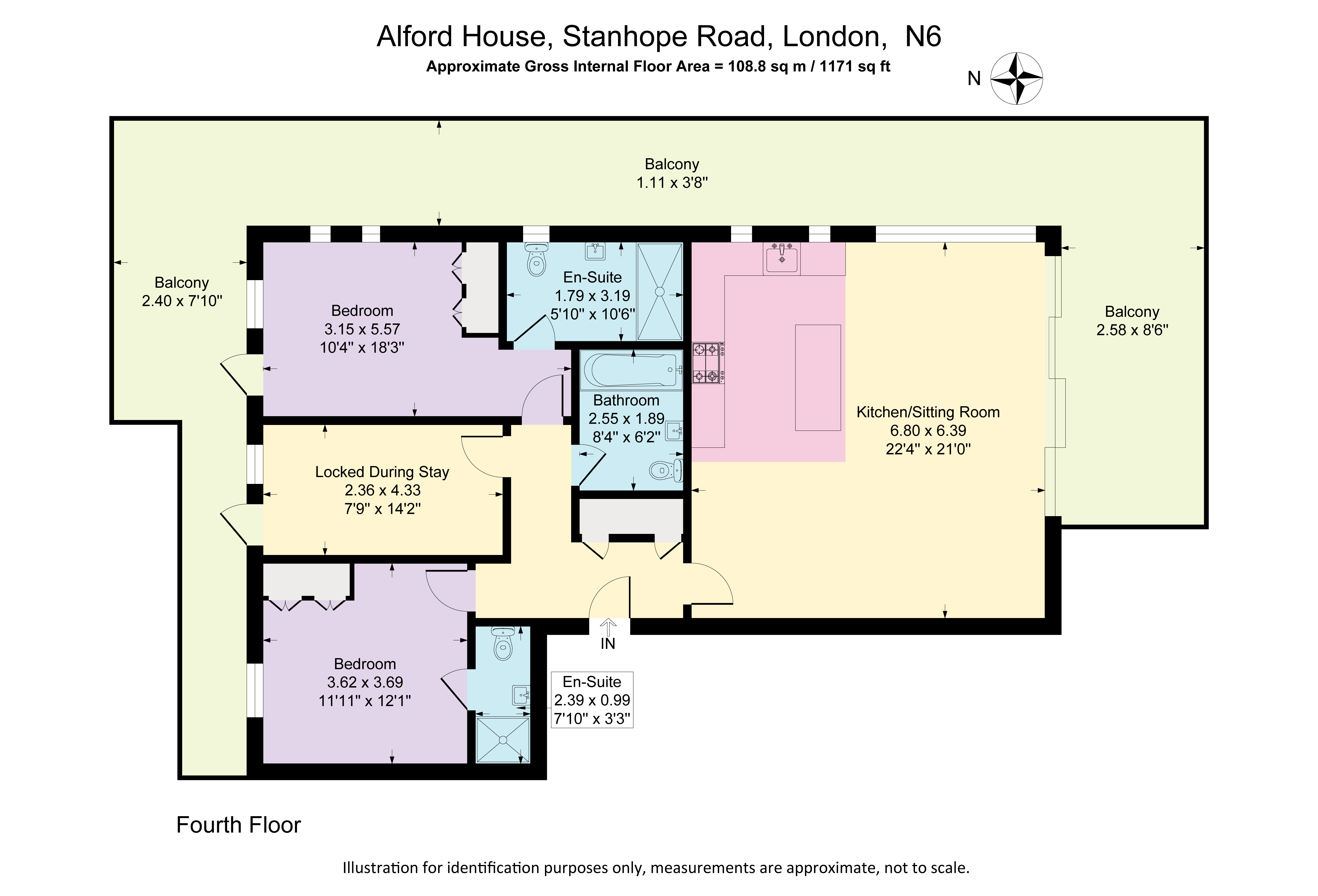 Stanhope Road, London floorplan