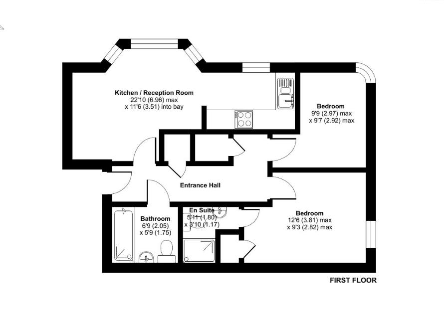 Flat 5, Hadham Road, Bishop's Stortford floorplan