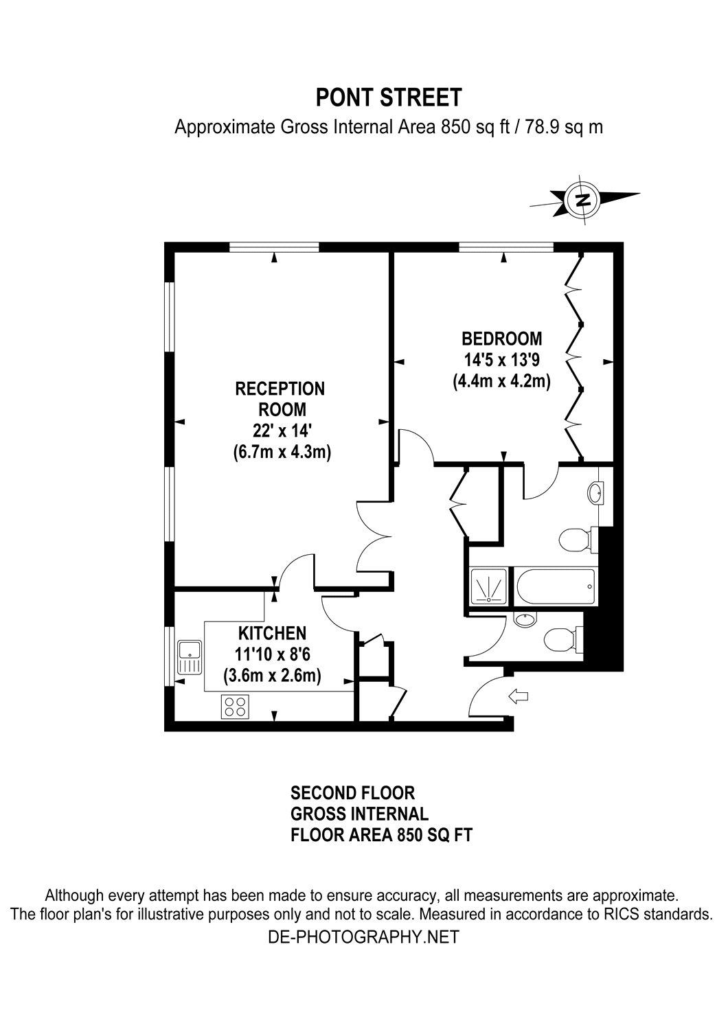 1 Bedrooms Flat to rent in Pont Street, London SW1X