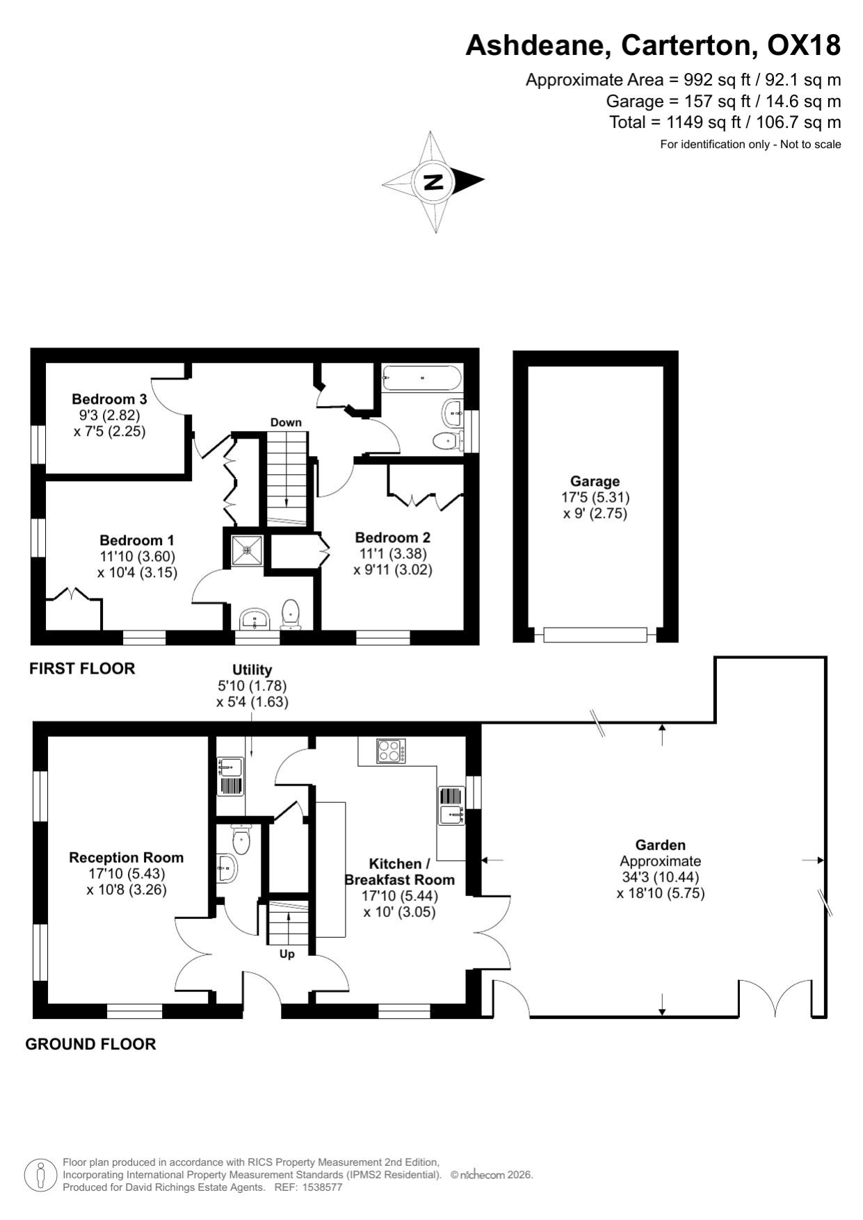 Ashdeane, Carterton floorplan