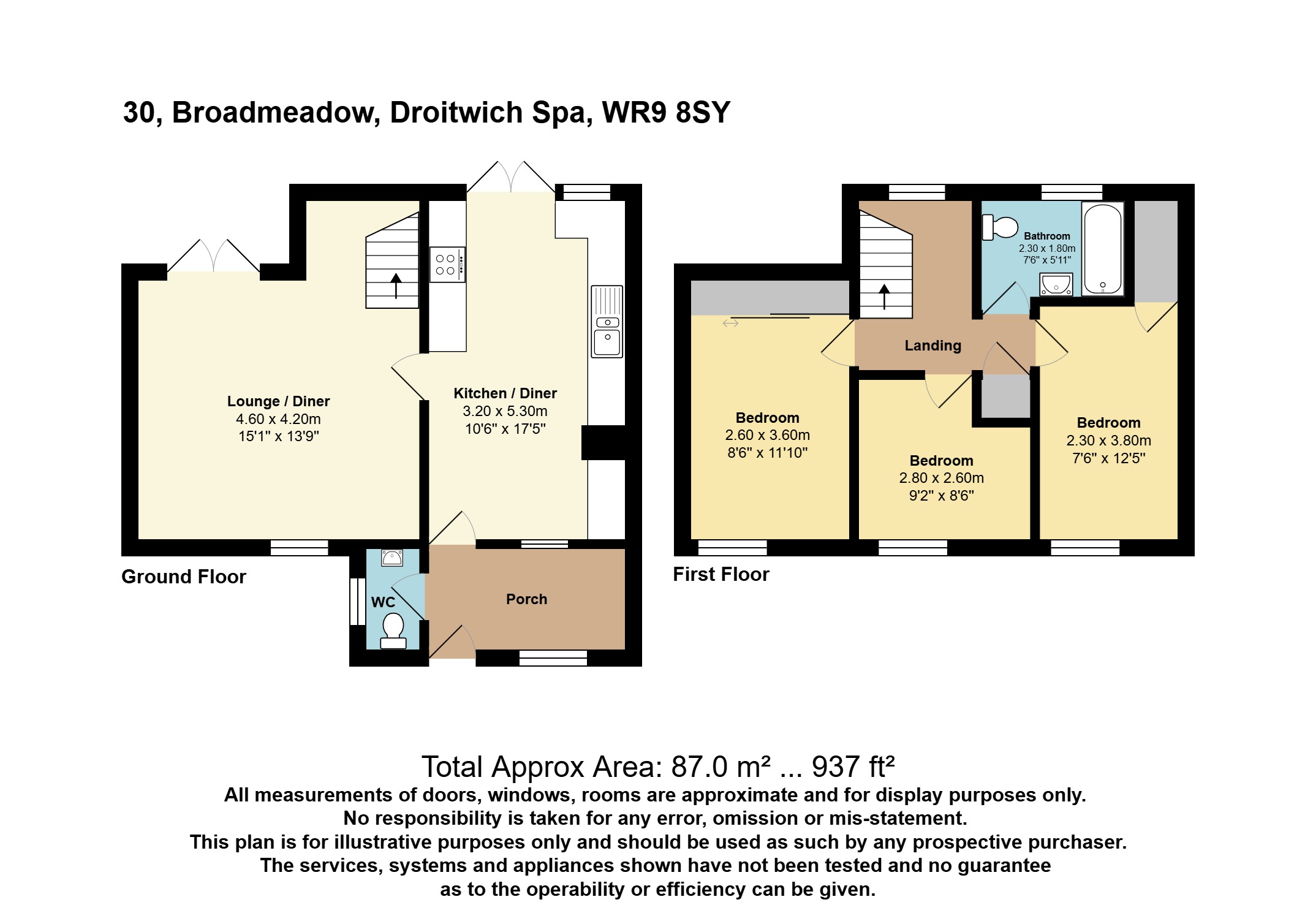 30, Broadmeadow, Worcestershire floorplan